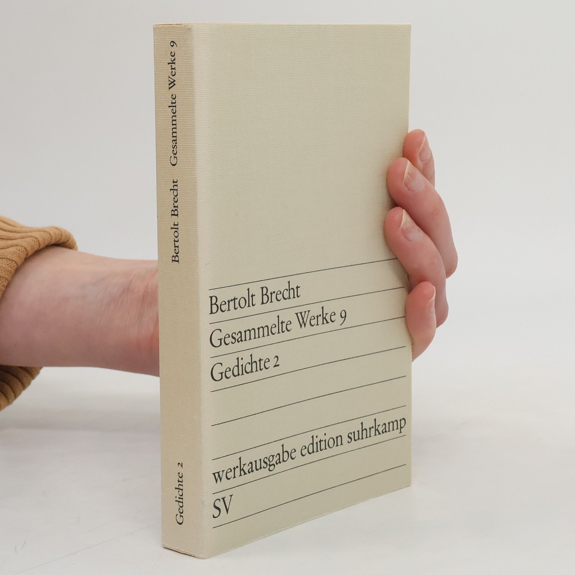 Bertolt Brecht Gesammelte Werke 9. Gedichte 2