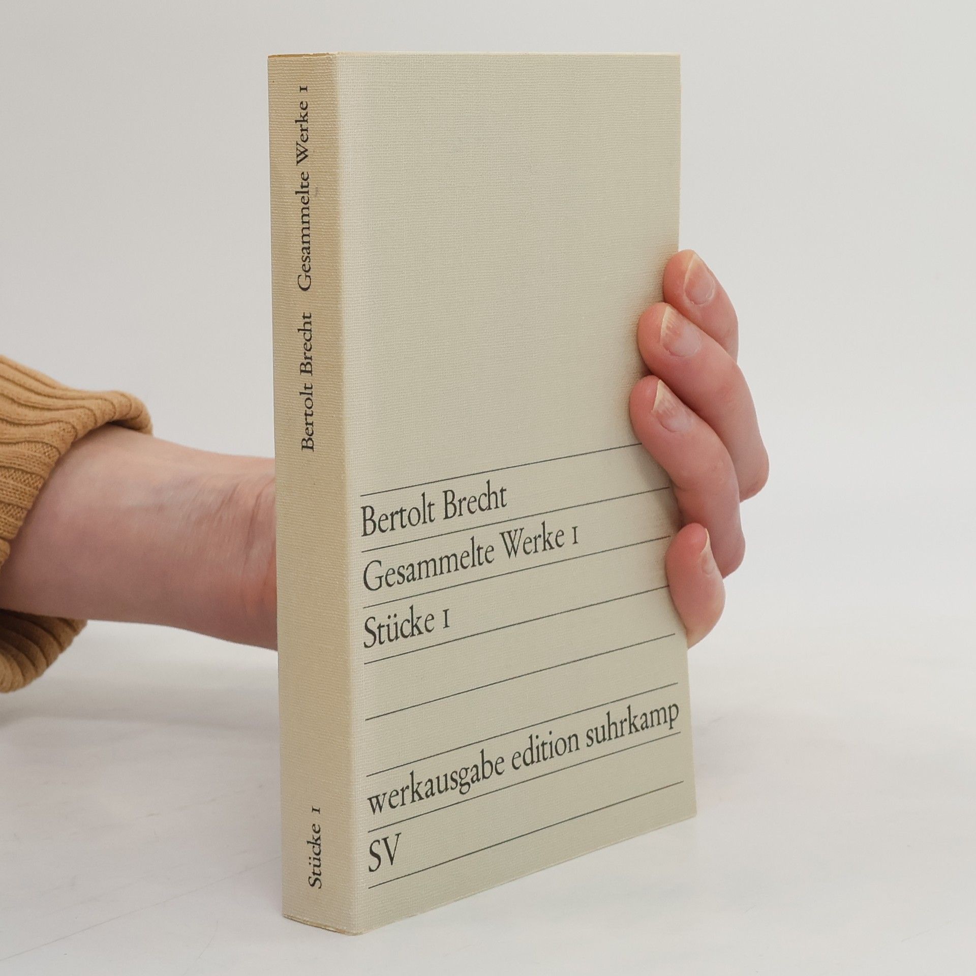 Bertolt Brecht Gesammelte Werke 1. Stücke 1