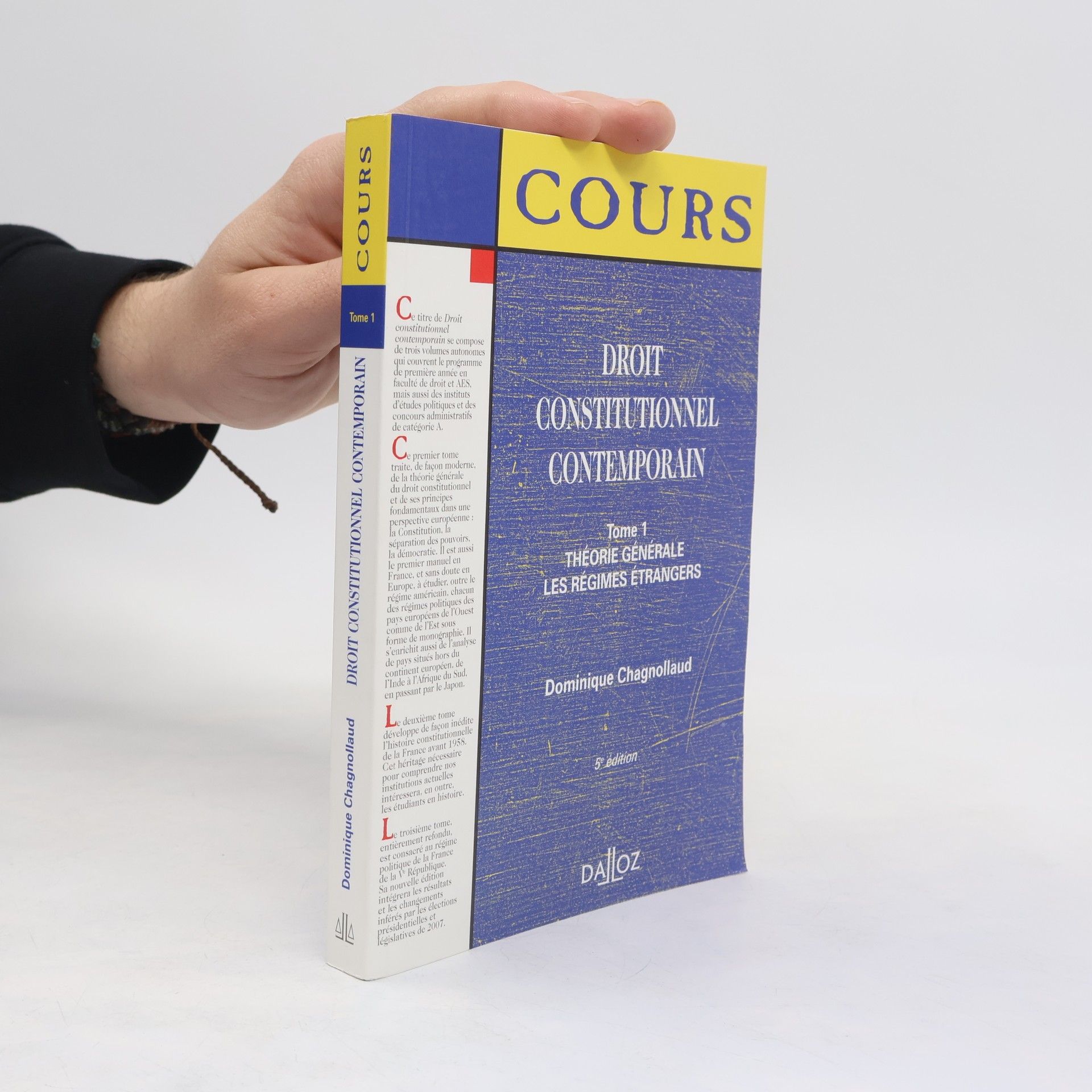 Dominique Chagnollaud Droit constitutionnel contemporain