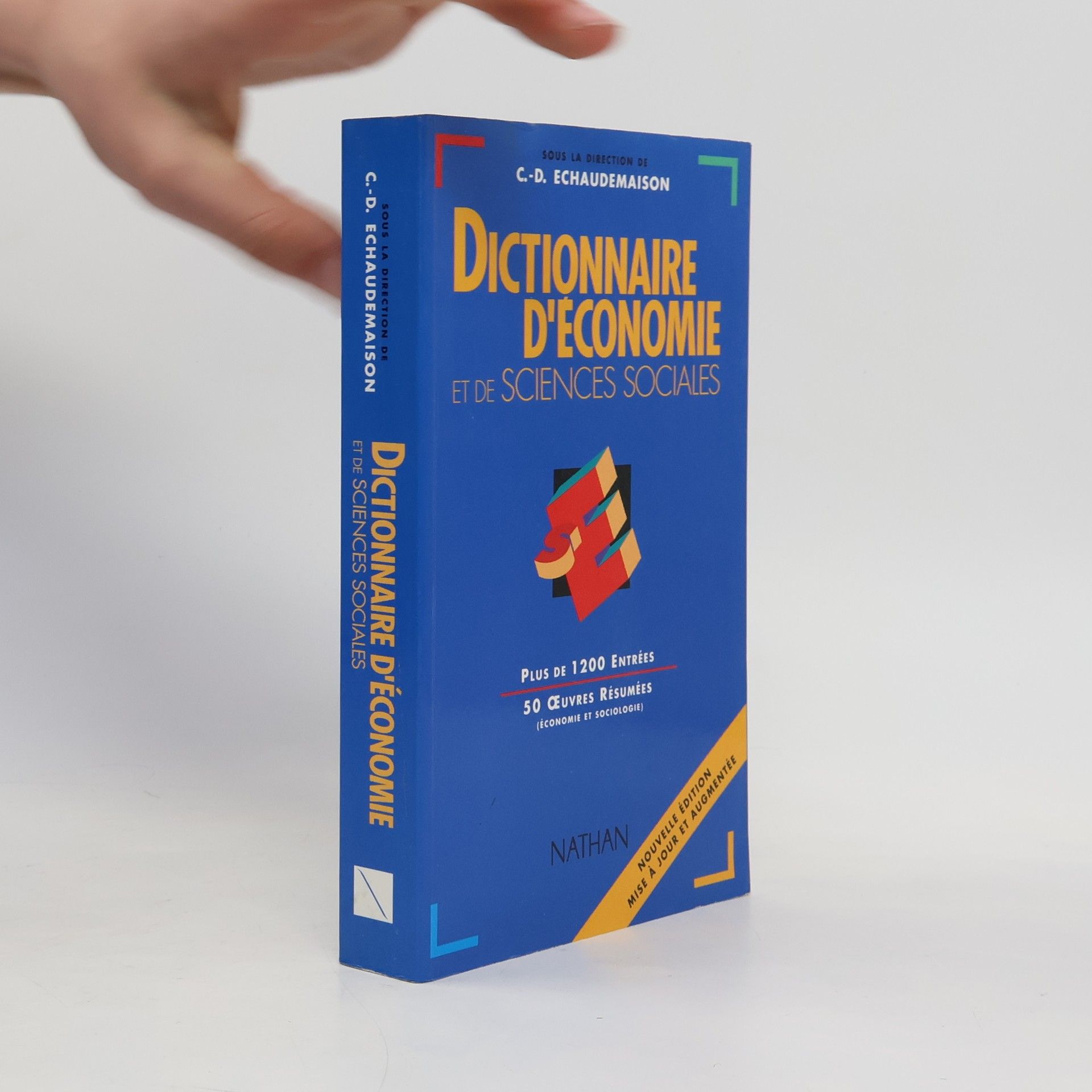 Collectif Dictionnaire d'économie et de sciences sociales - Nouvelle édition mise à jour et augmentée