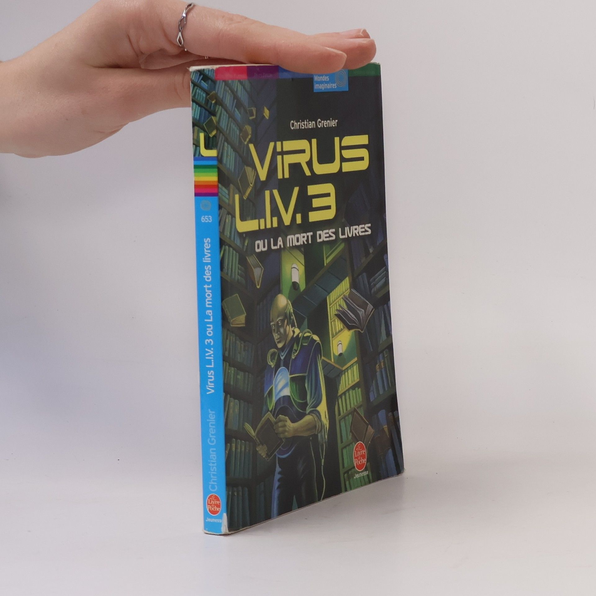 Christian Grenier Virus LIV 3 ou la mort des livres