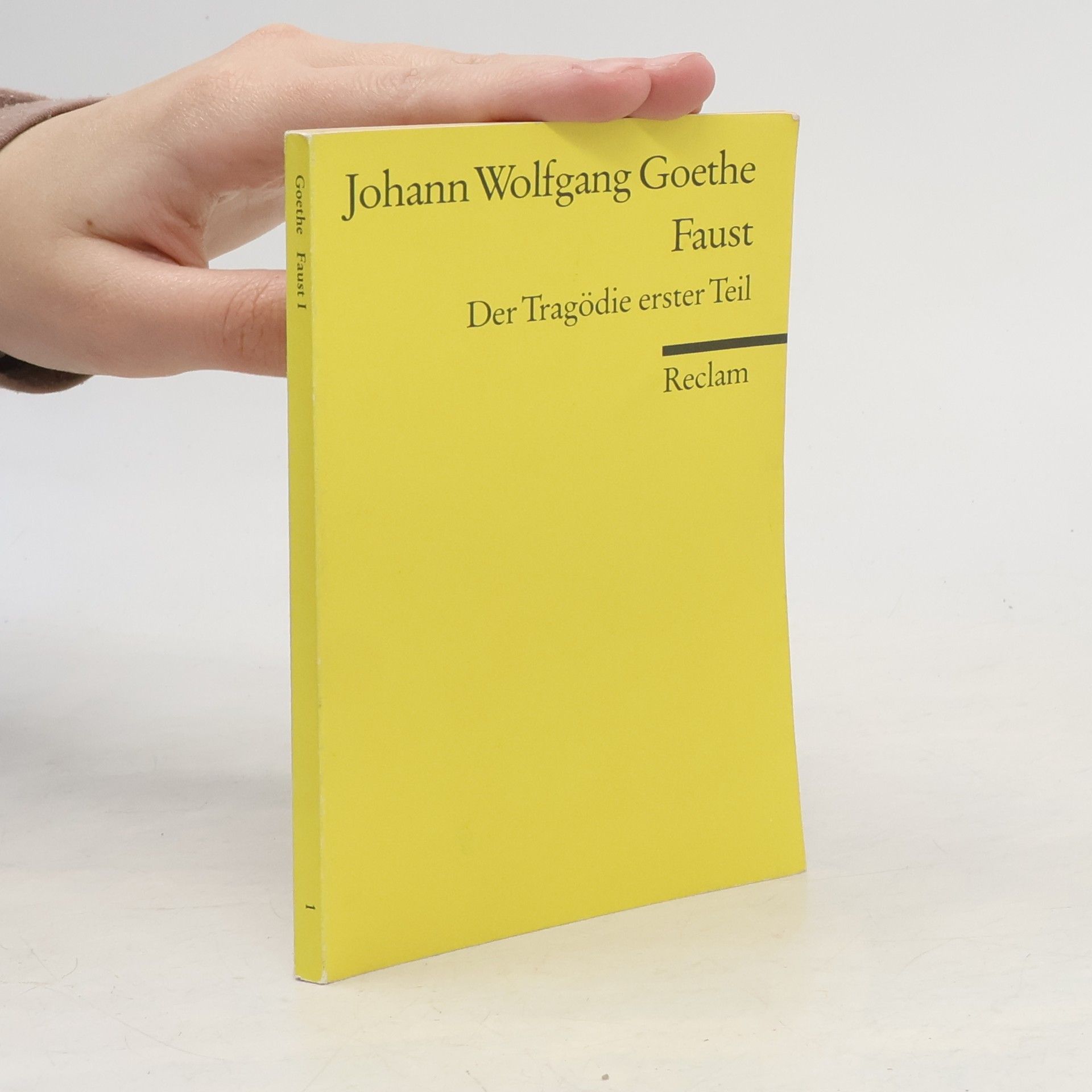 Johann Wolfgang von Goethe Faust : der Tragödie Erster teil