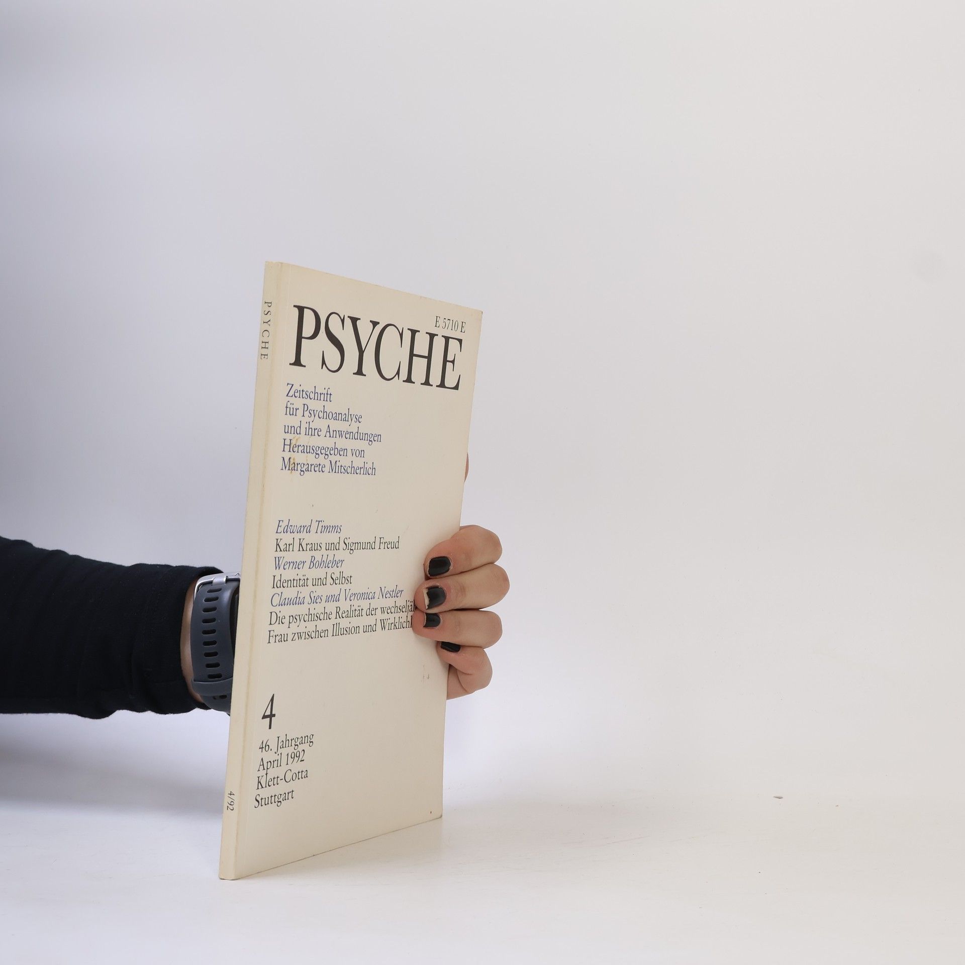 Autorenkollektiv Psyche 4/1992 Zeitschrift für Psychoanalyse und ihre Anwendungen