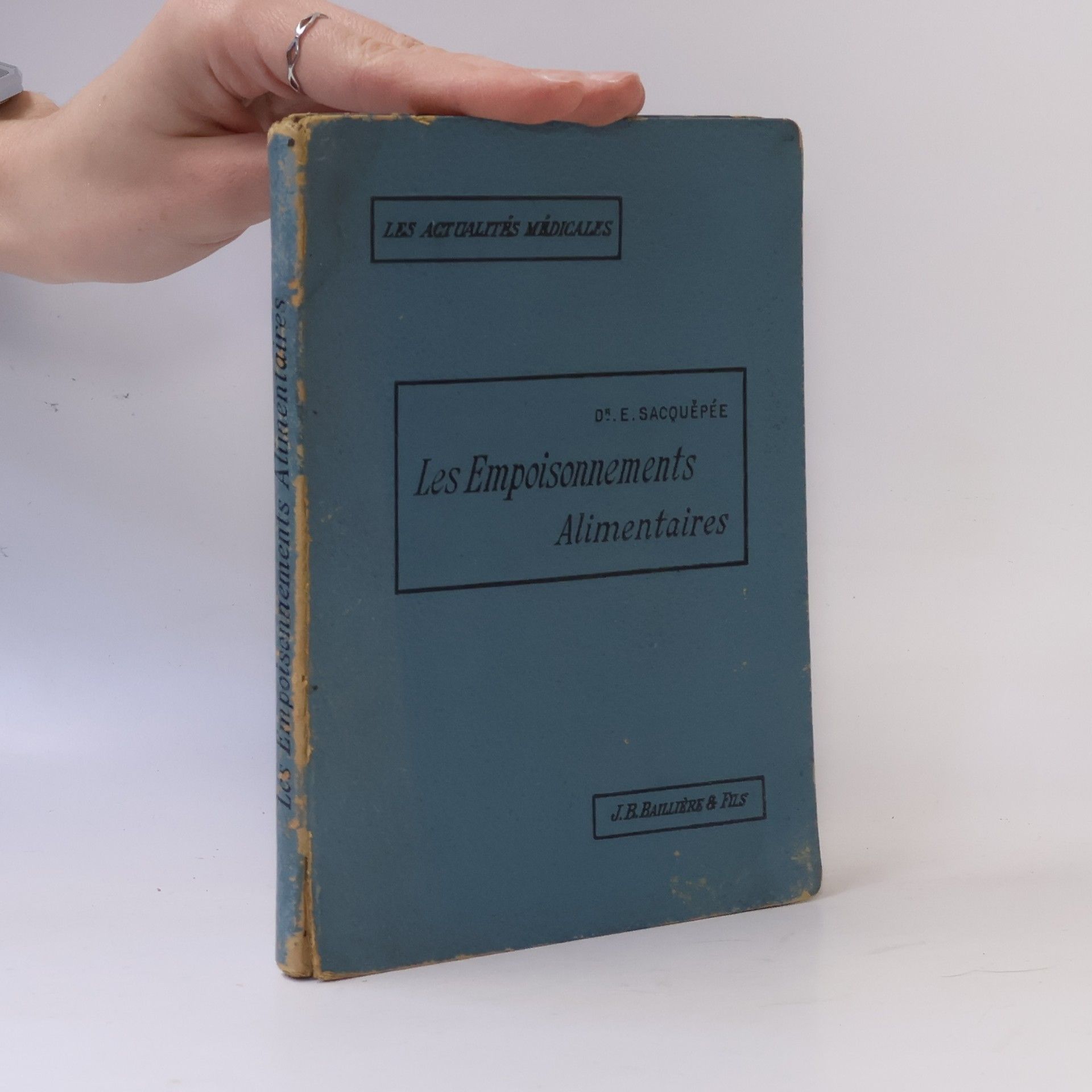 E. Sacquepée Les Empoisonnements