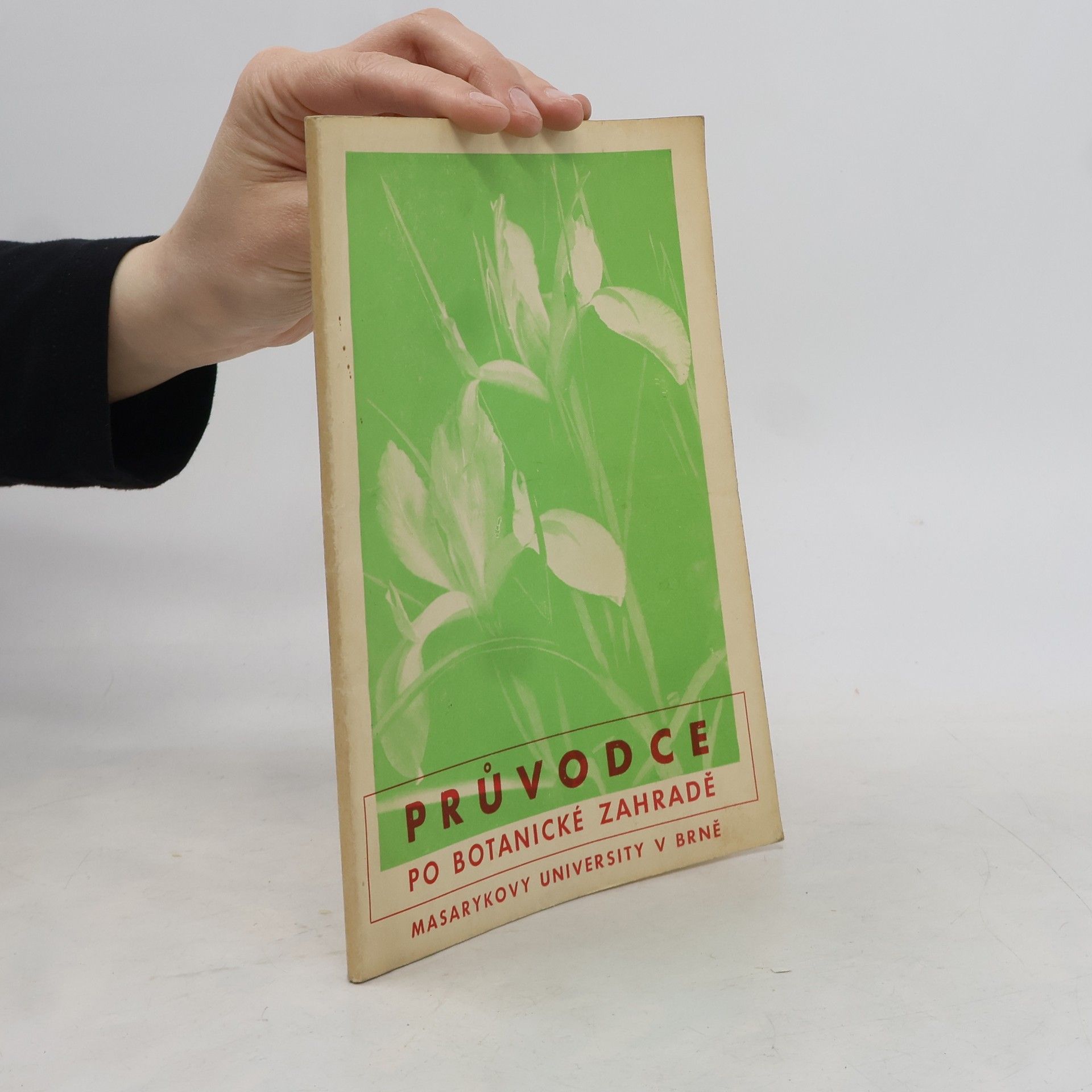 Josef Podpěra Průvodce po botanické zahradě Masarykovy university v Brně