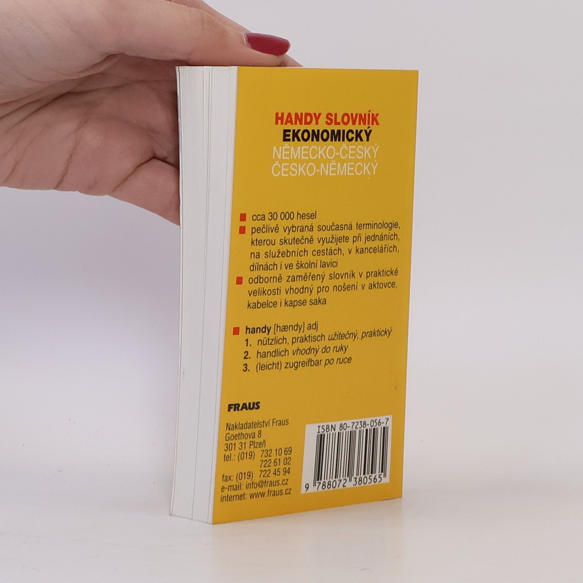 Pavel Vlach Handy slovník ekonomický německo-český, česko-německý : Handy-Wörterbuch Wirtschaft Deutsch-Tschechisch, Tschechisch-Deutsch