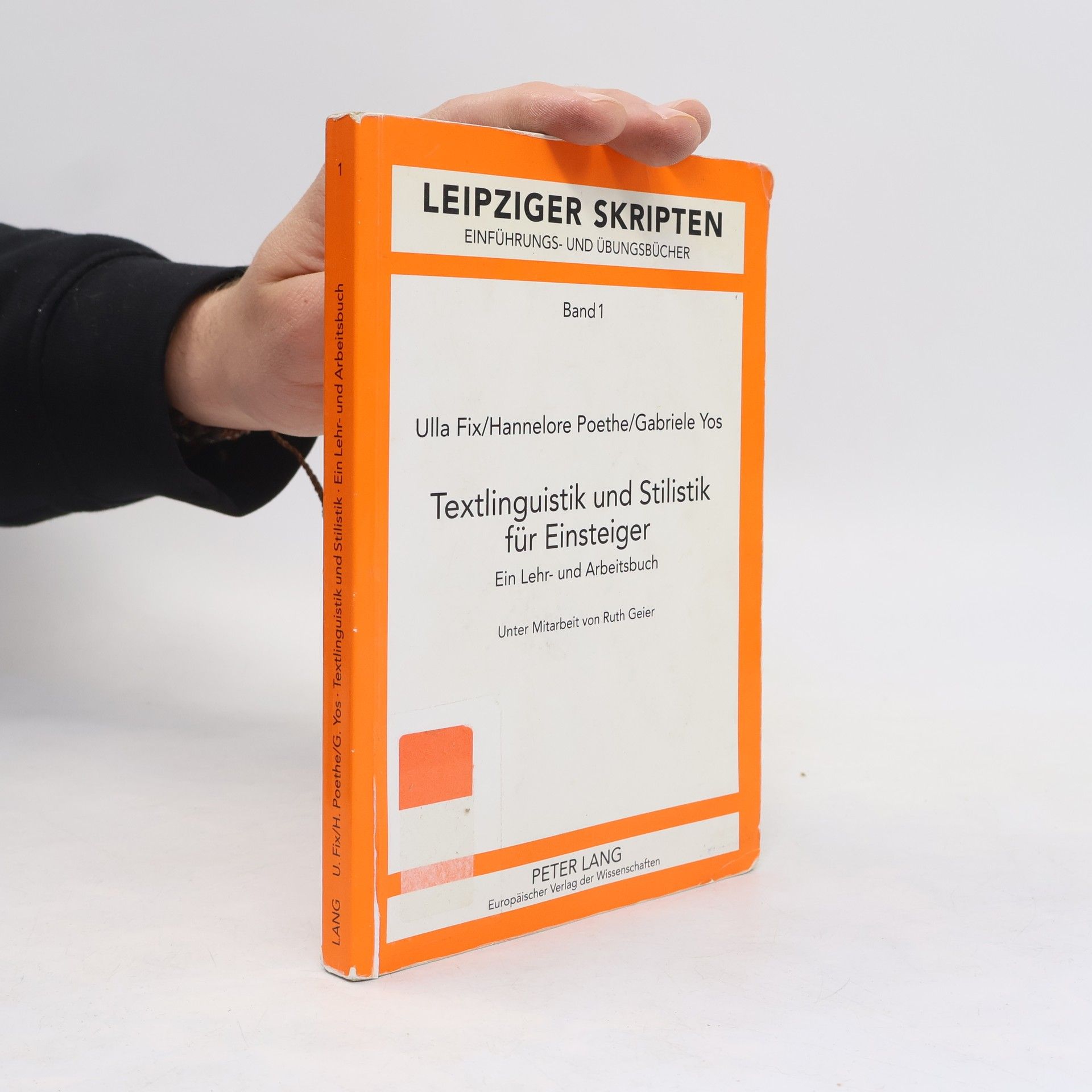 Textlinguistik und Stilistik für Einsteiger: Ein Lehr- und Arbeitsbuch, Band 1