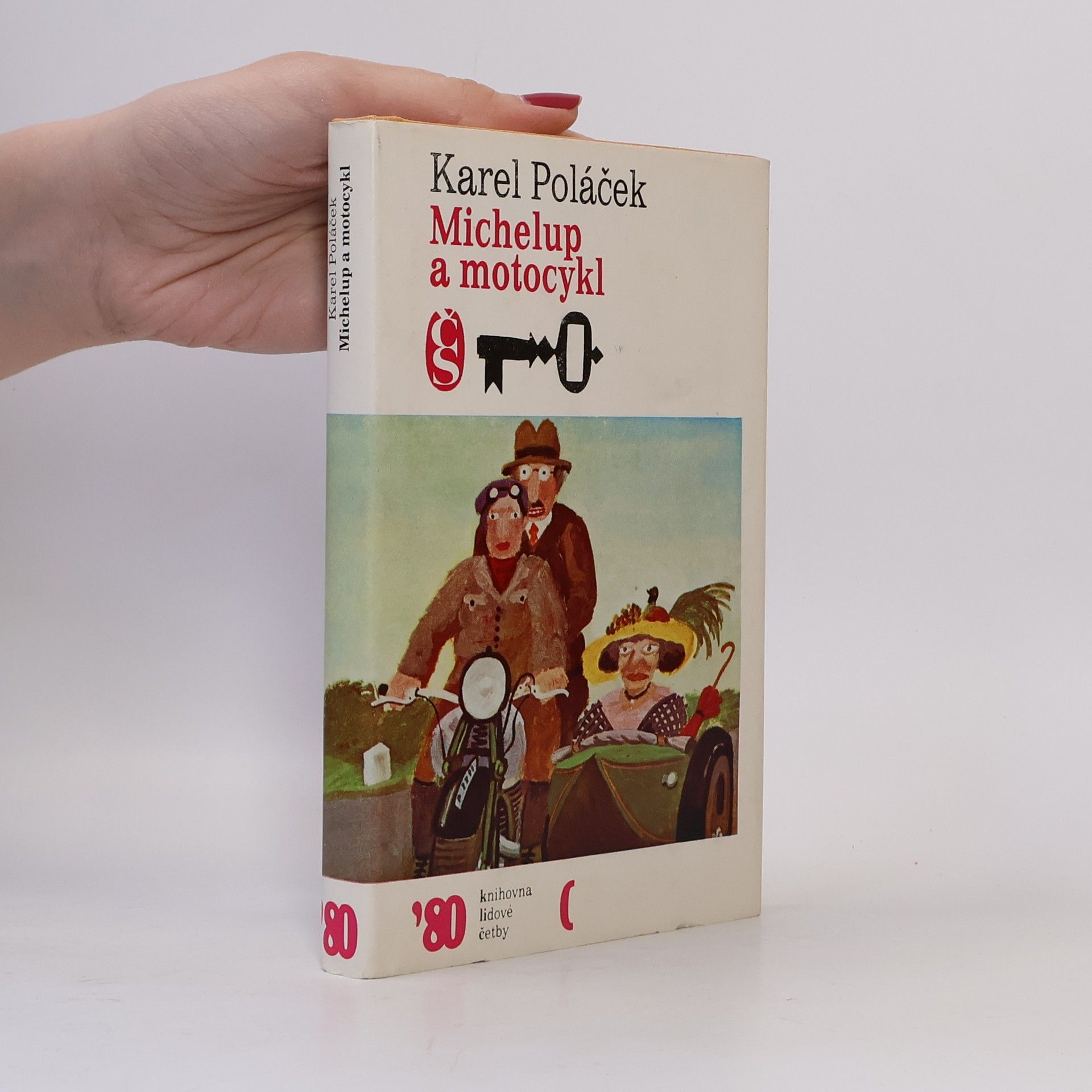 Karel Poláček Michelup a motocykl