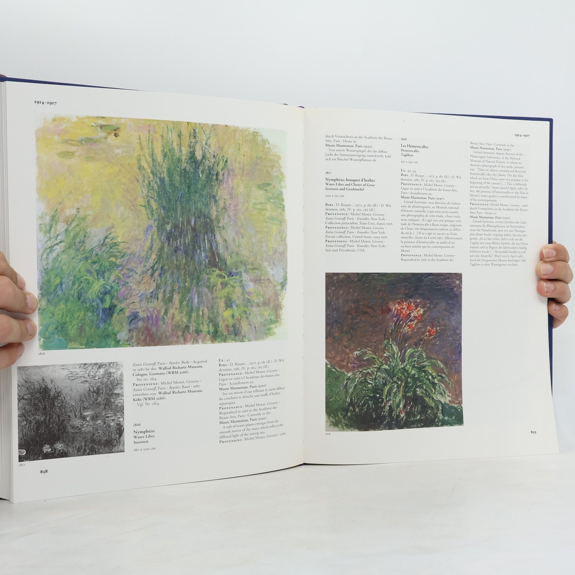 Daniel Wildenstein Monet Catalogue Raisonné. Werkverzeichnis I.-IV.