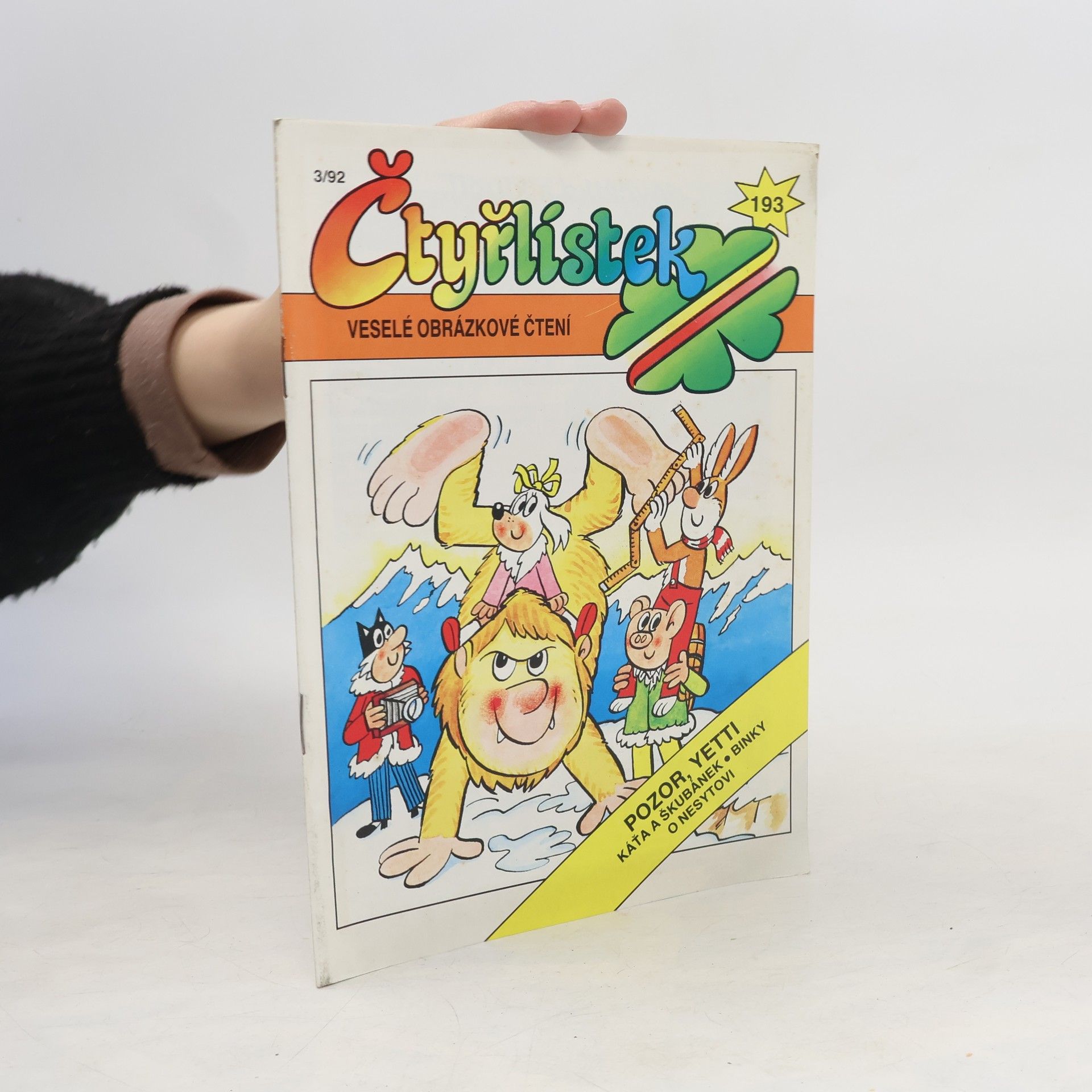 Autorenkollektiv Čtyřlístek 193. 3/1992. Pozor, Yetti