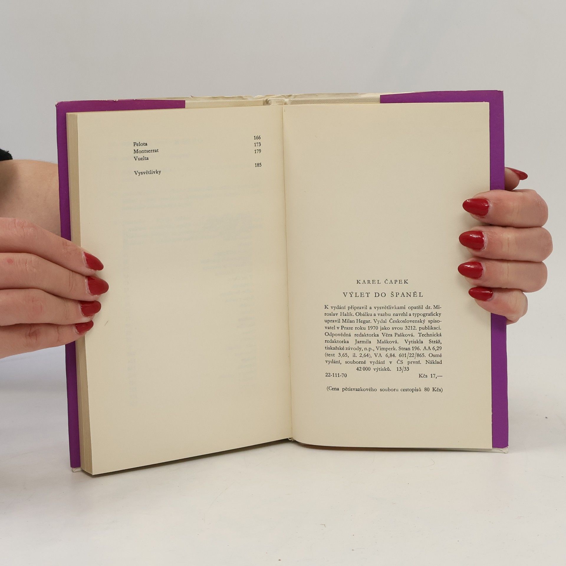 Karel Čapek Výlet do Španěl