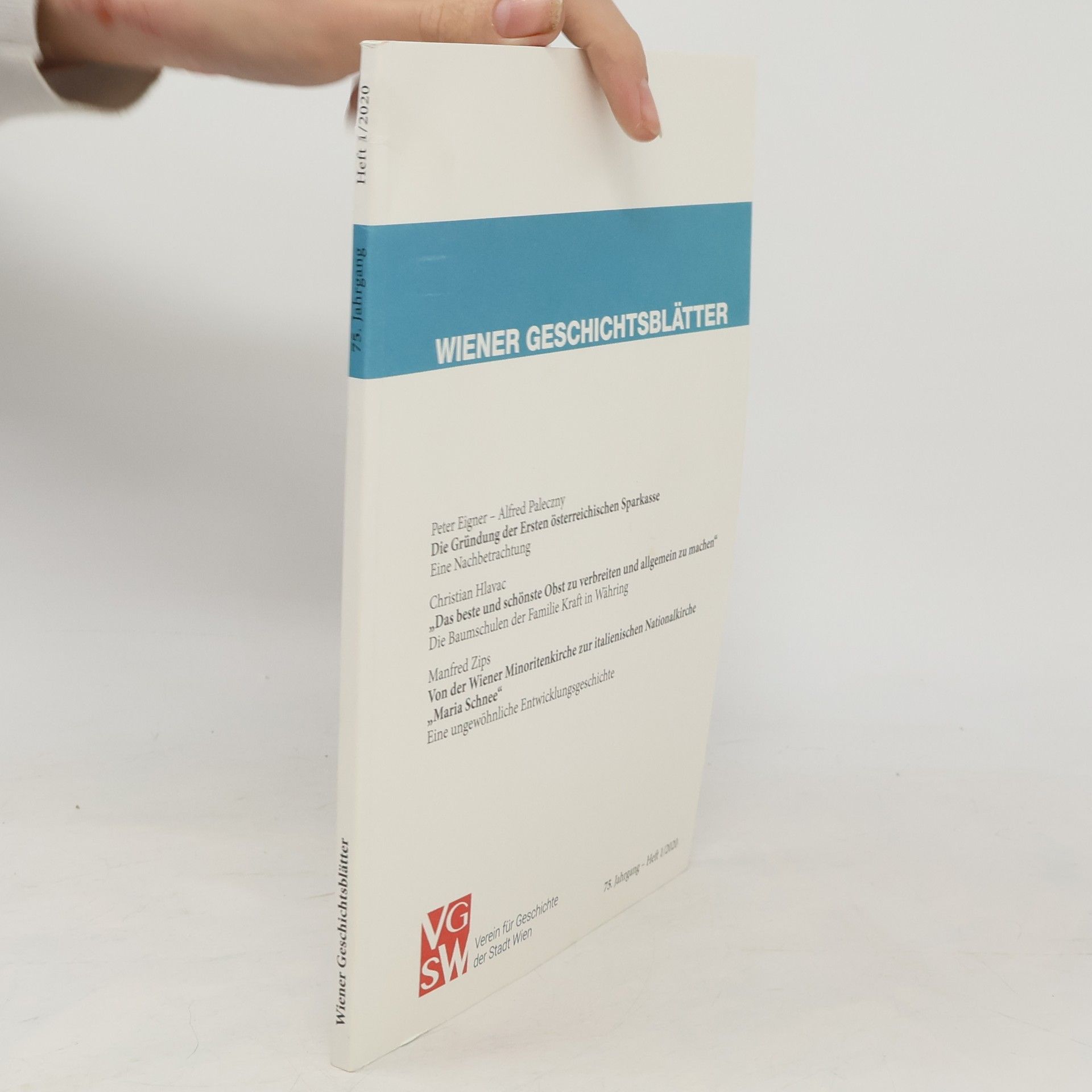 AA.VV. Wiener Geschichtsblätter 1/2020