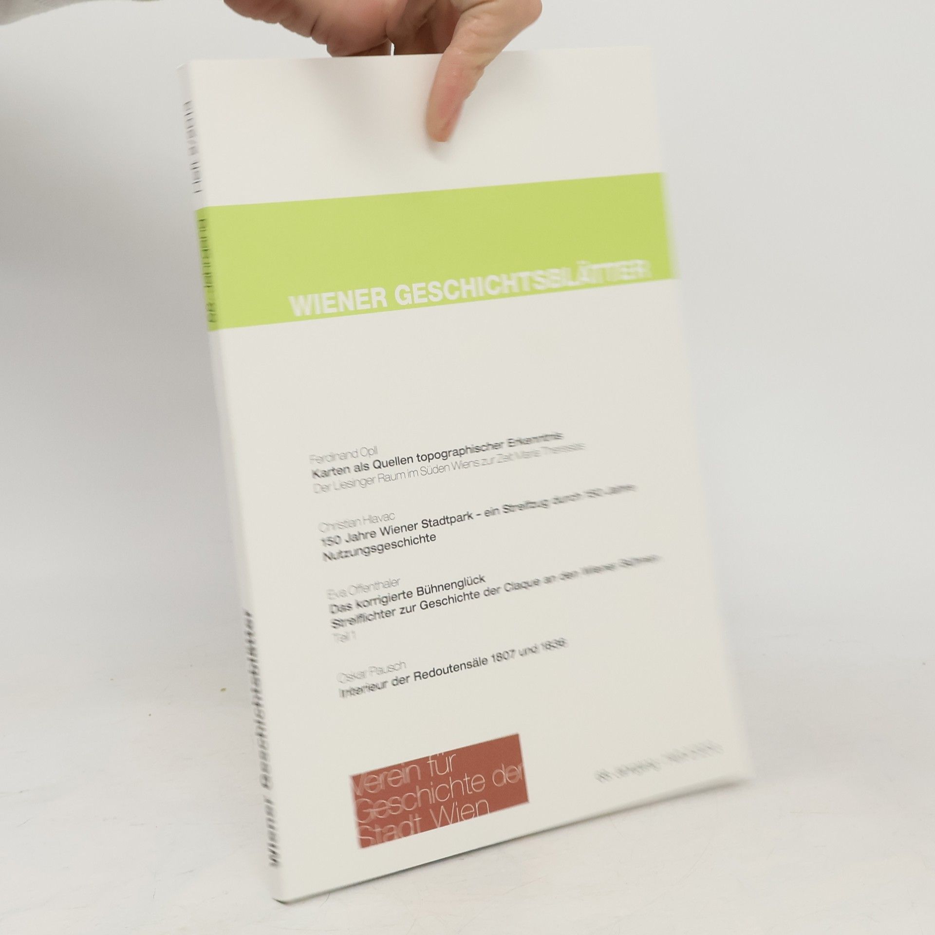 Autorenkollektiv Wiener Geschichtsblätter 2/2013