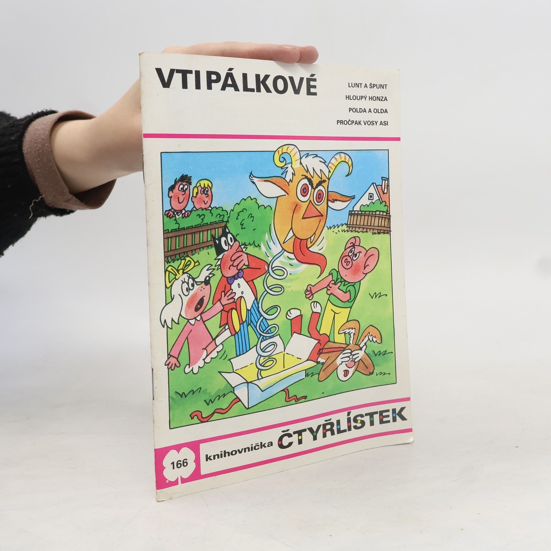 Jaroslav Němeček Čtyřlístek 166. Vtipálkové