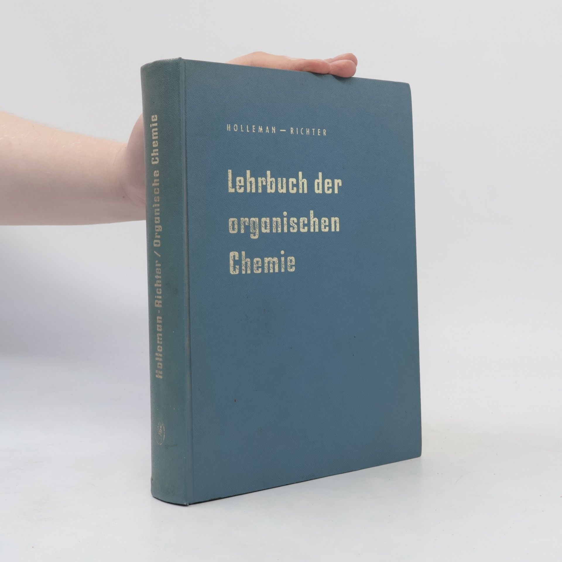 Arnold F. Holleman Lehrbuch der organischen Chemie