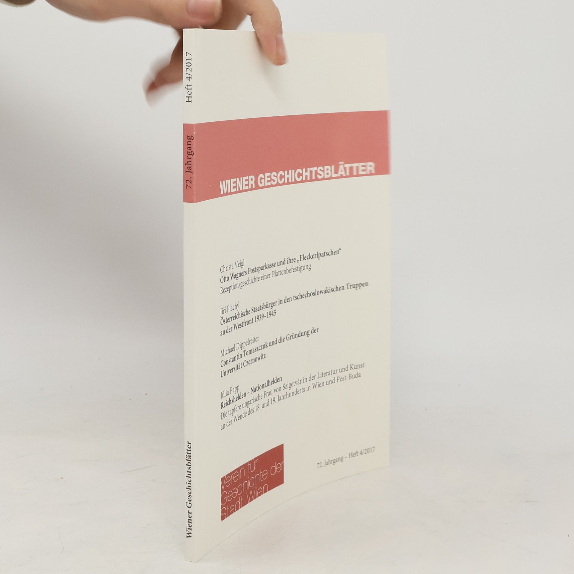 Kolektív autorov Wiener Geschichtsblätter 4/2017