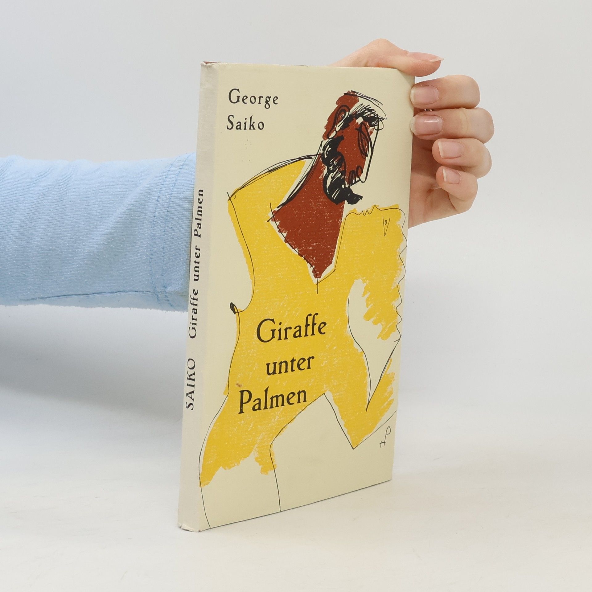 George Saiko Giraffe unter Palmen