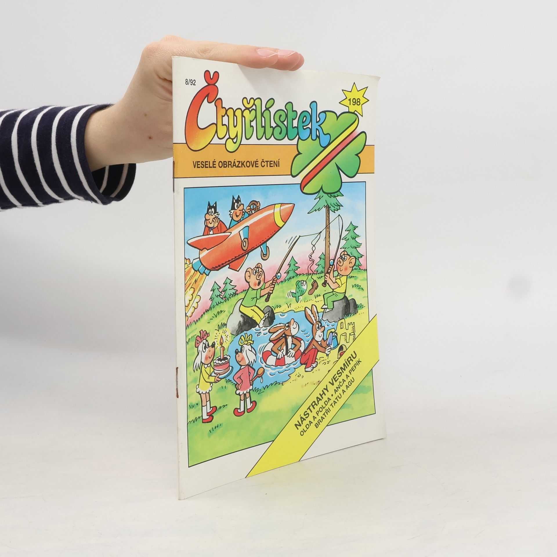 AA.VV. Čtyřlístek 198. 8/1992. Nástrahy vesmíru