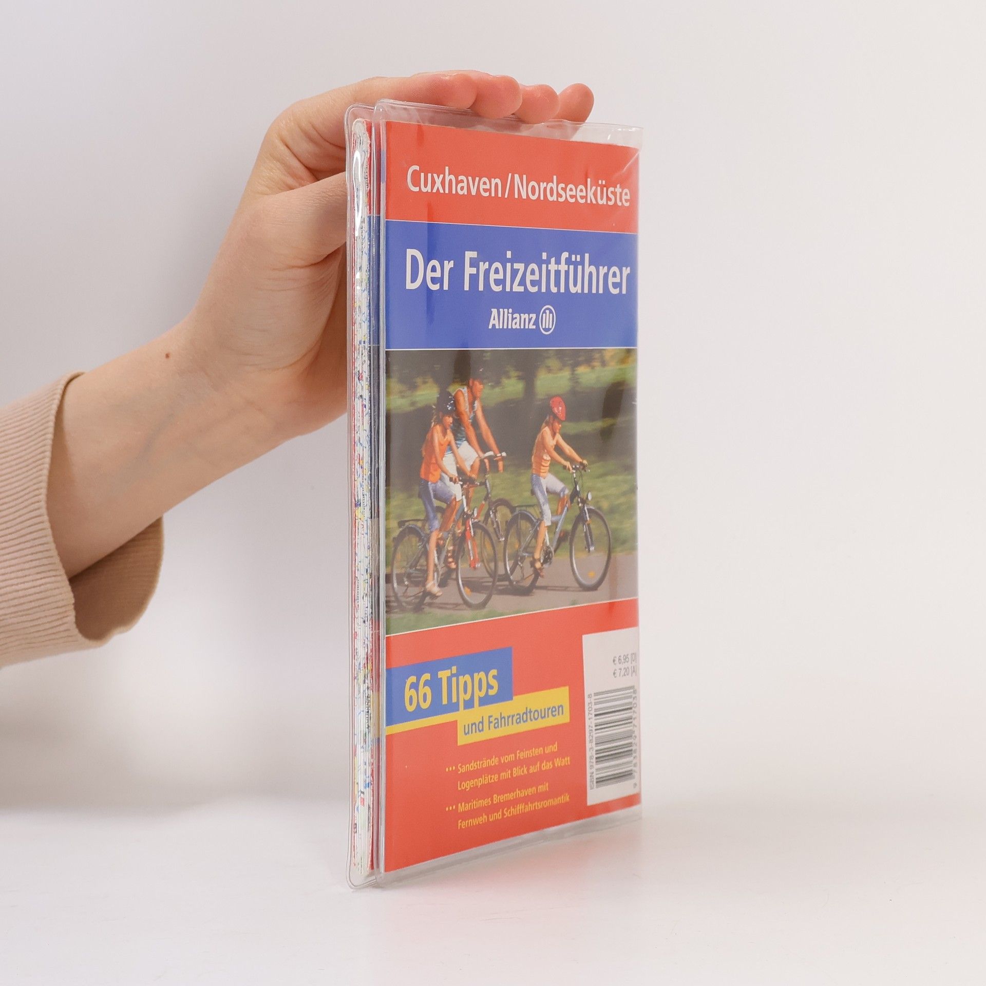 Kolektiv autorů Die Allianz Freizeitkarte Cuxhaven, Nordseeküste 1:100 000: Wanderparkplätze, Fahrradtouren, Die schönsten Biergärten & Ausflugslokale. Die schönsten Ausflüge für Freizeit und Familie