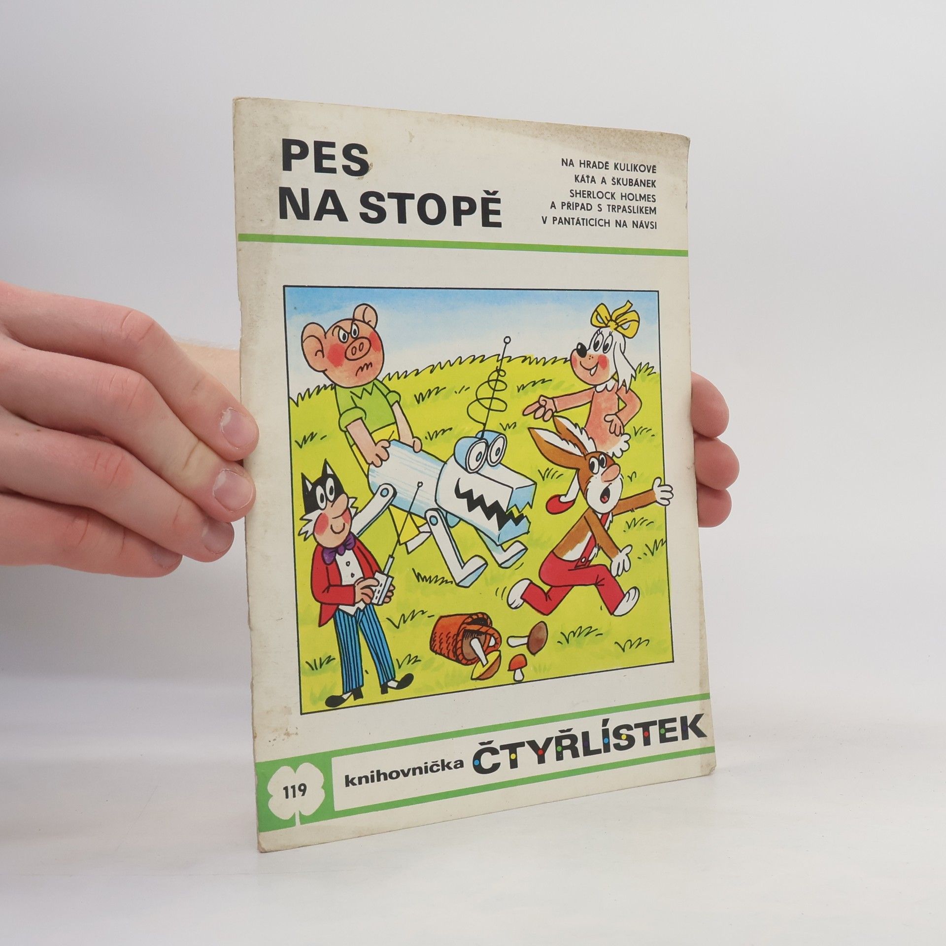 Ljuba Štíplová Čtyřlístek 119. Pes na stopě