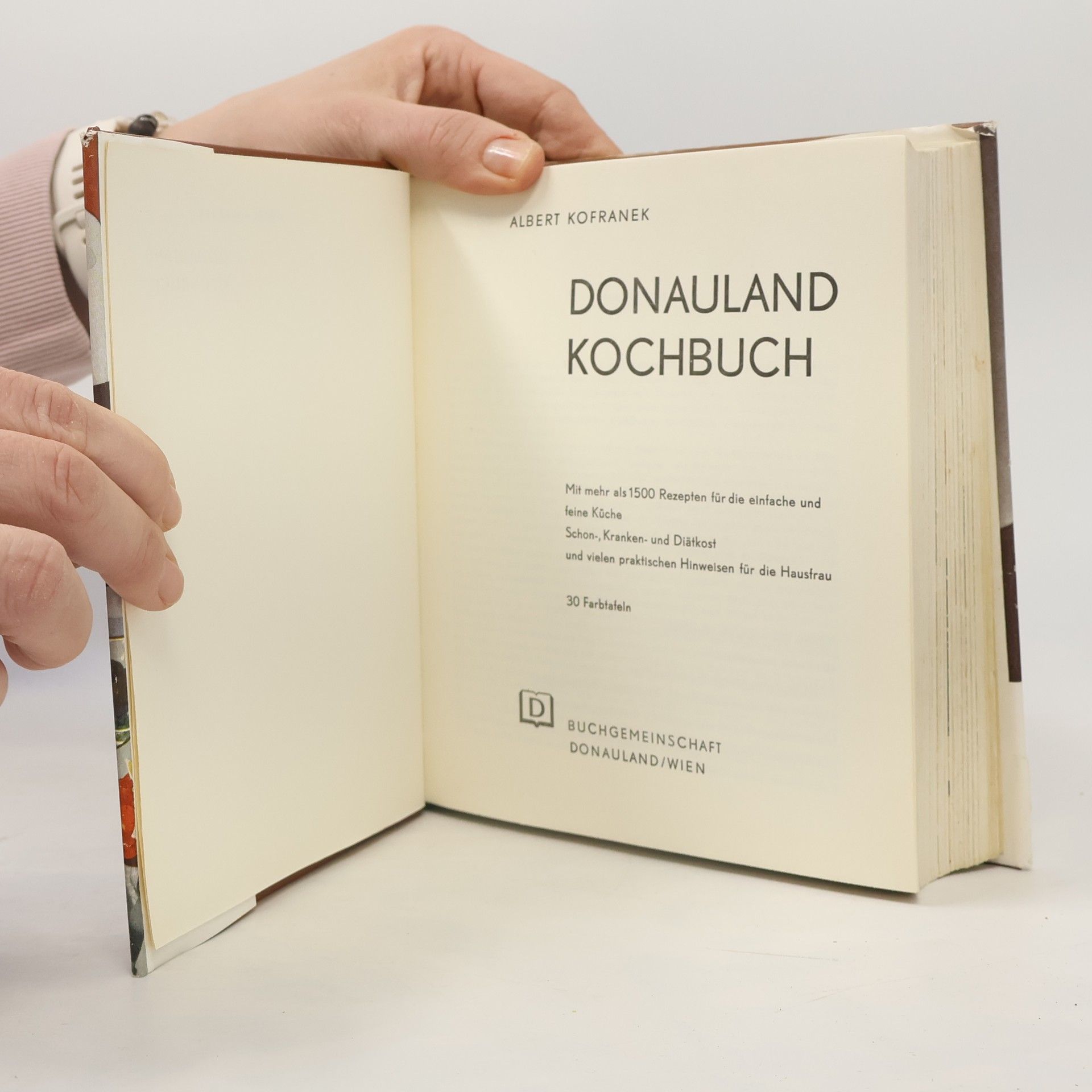 Albert Kofranek Donauland Kochbuch