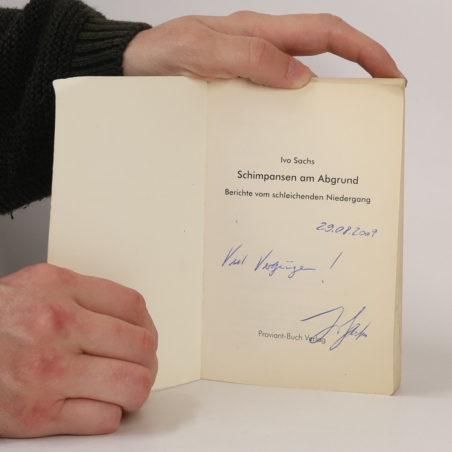 Ivo Sachs Schimpansen am Abgrund