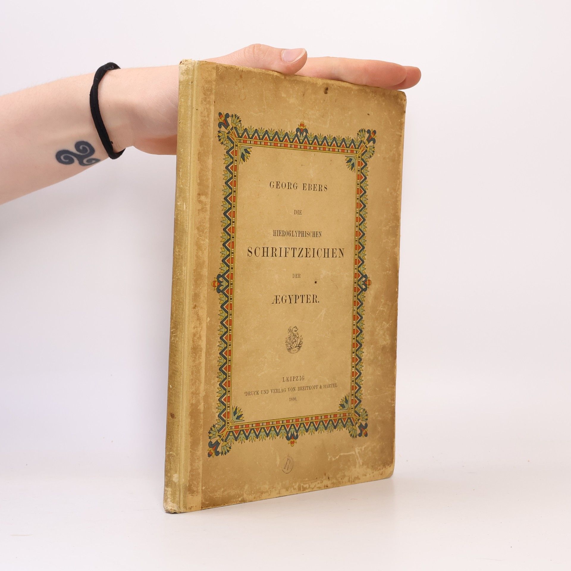 Die hieroglyphischen Schriftzeichen der Aegypter