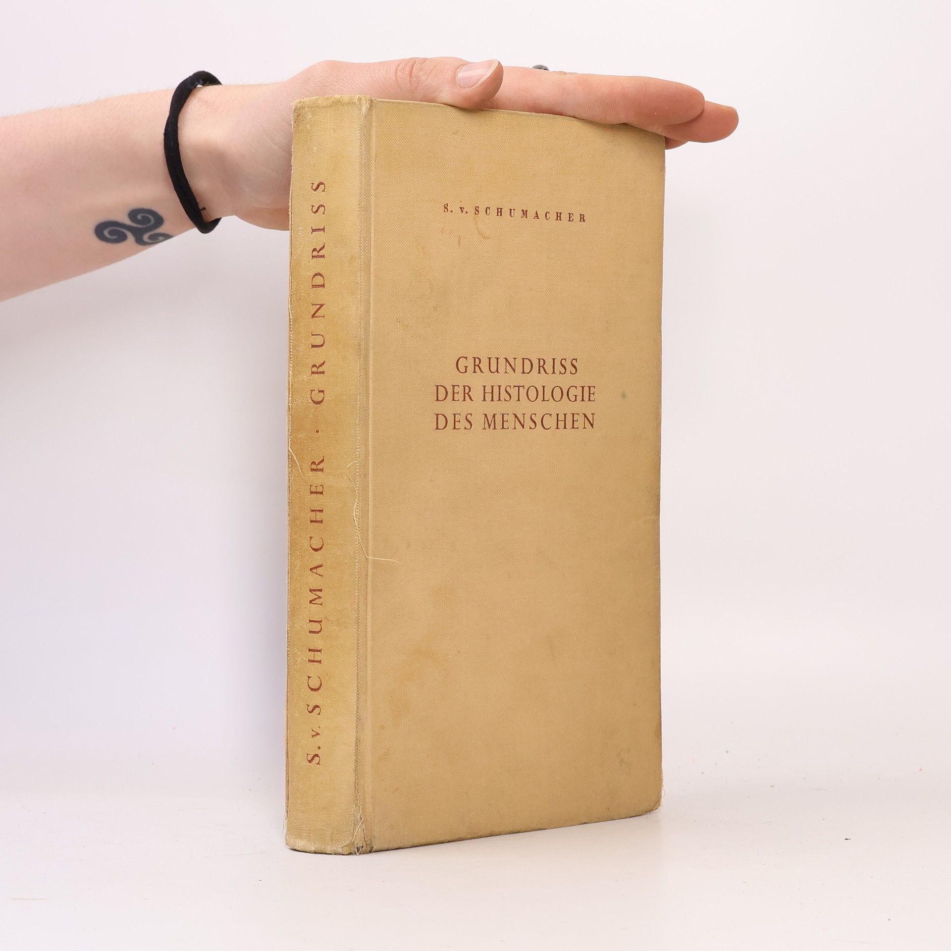 Siegmund Schumacher Grundriss der Histologie des Menschen