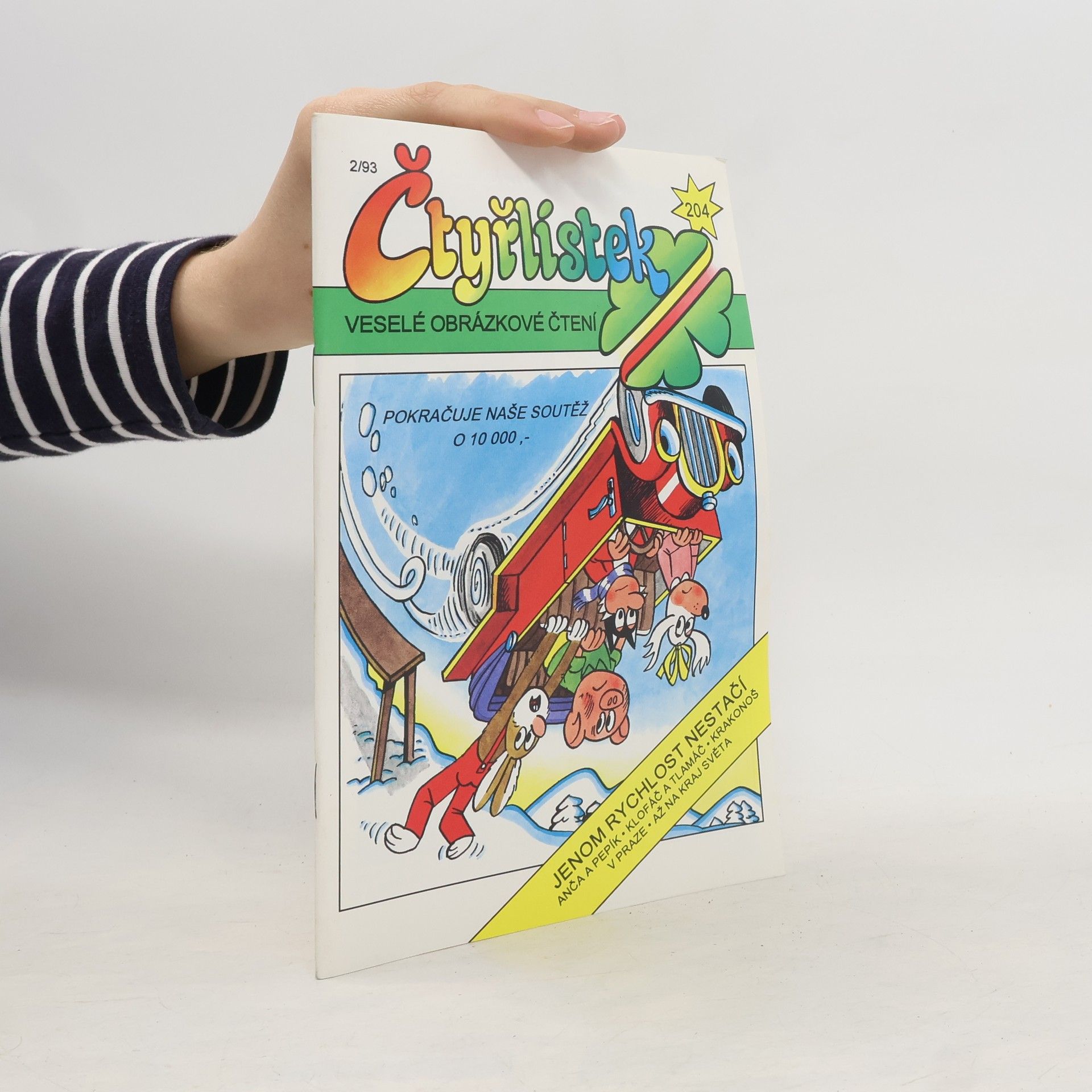 Auteurscollectief Čtyřlístek 204, 2/1993. Jenom rychlost nestačí