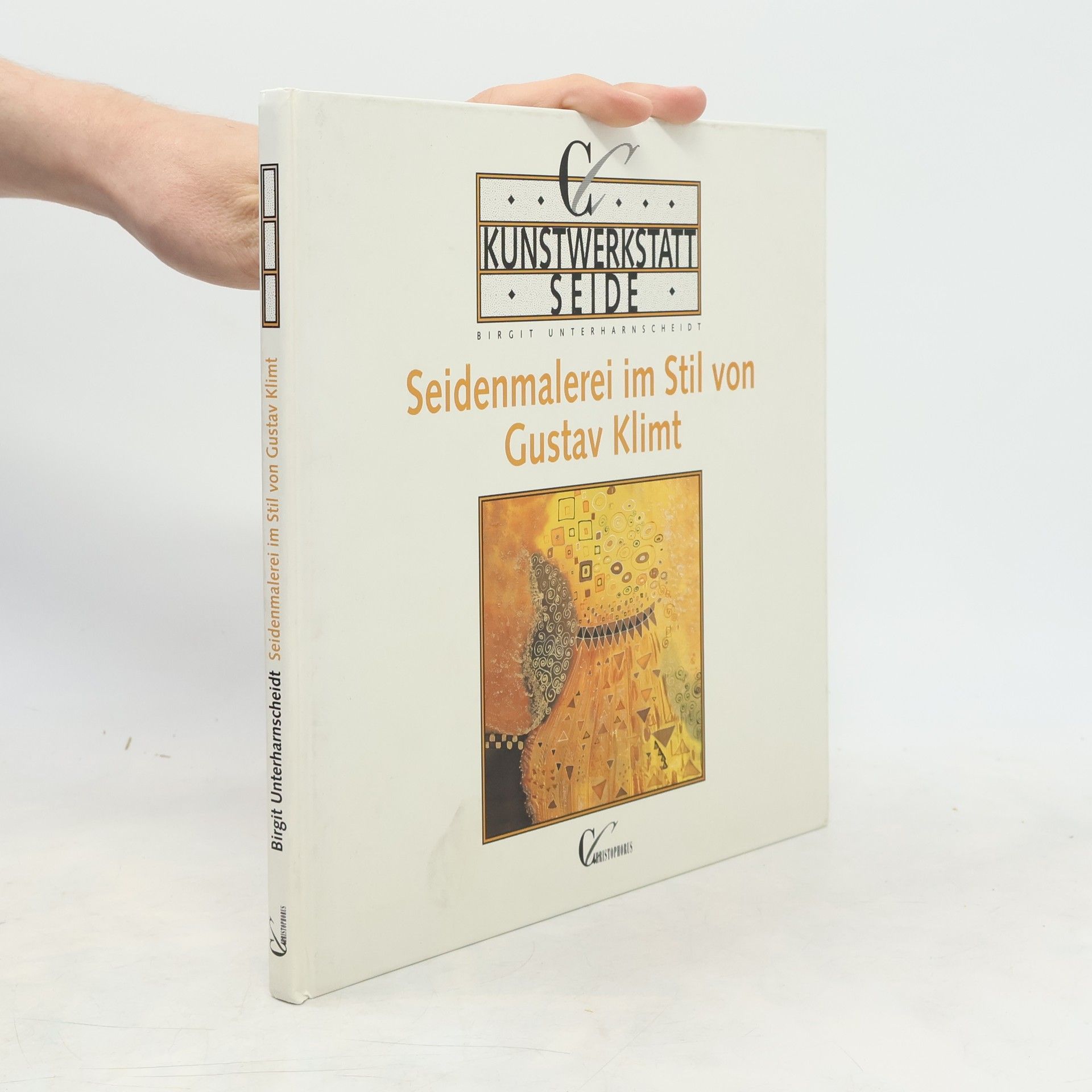 Birgit Unterharnscheidt Seidenmalerei im Stil von Gustav Klimt