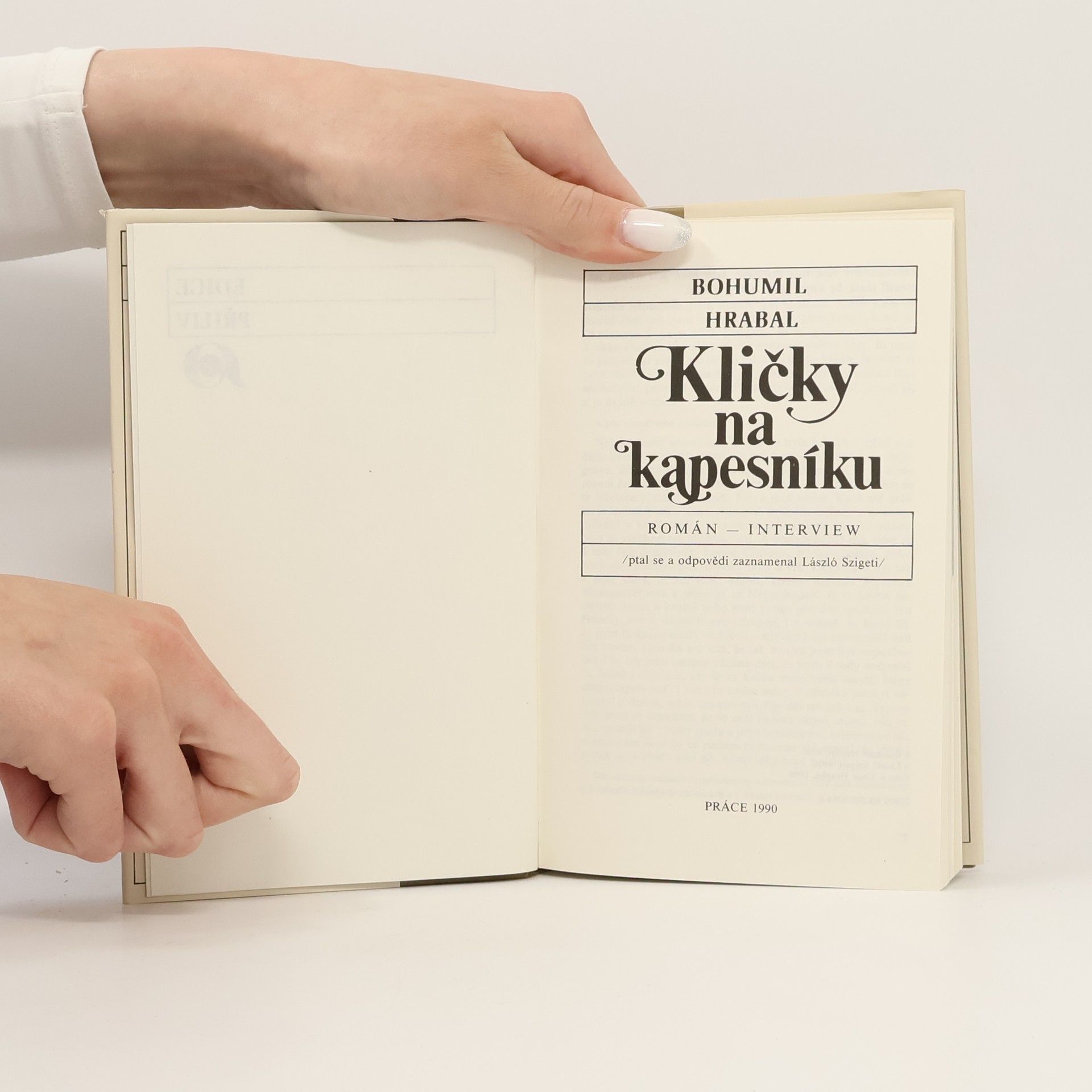 Bohumil Hrabal Kličky na kapesníku