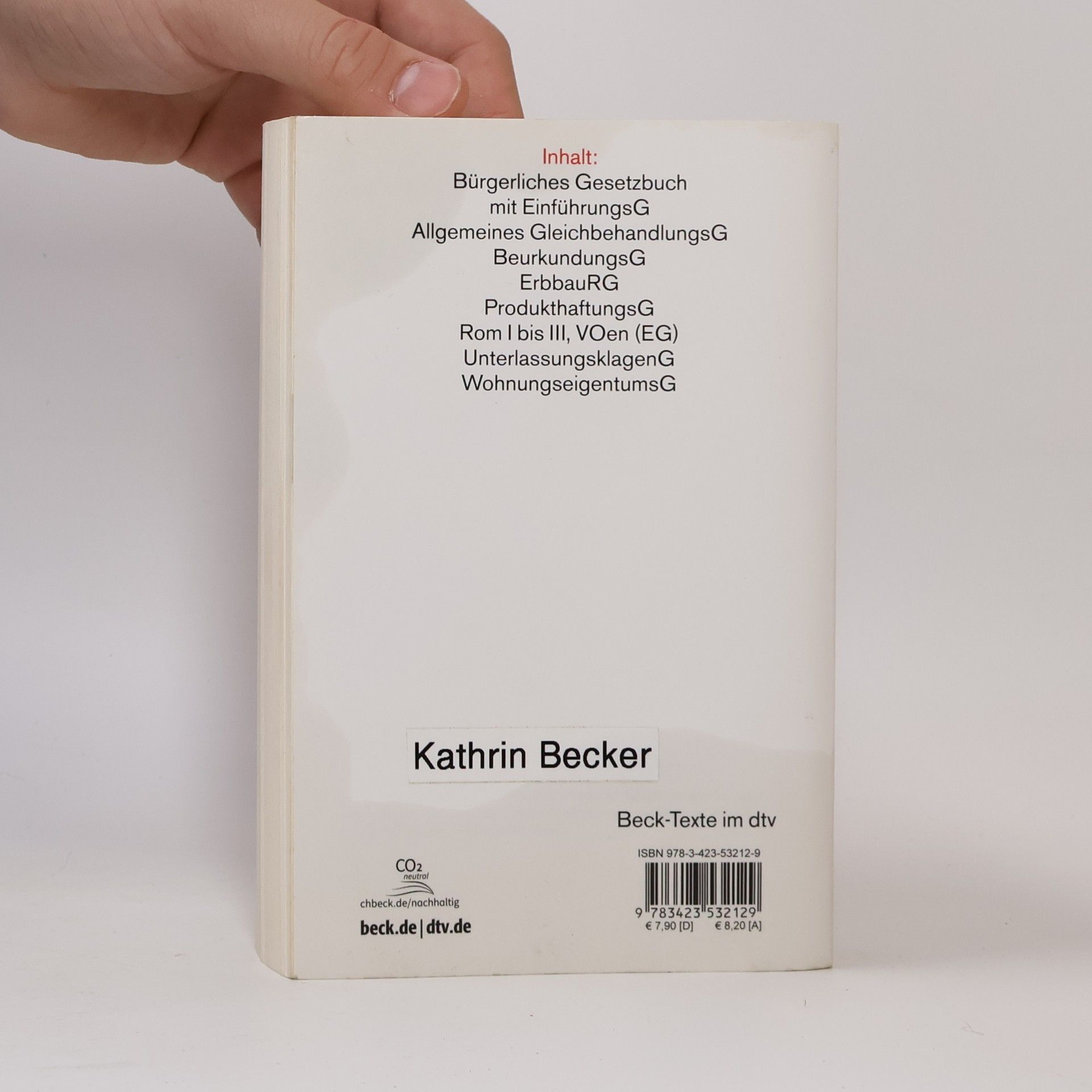 Collectif d'auteurs Bürgerliches Gesetzbuch