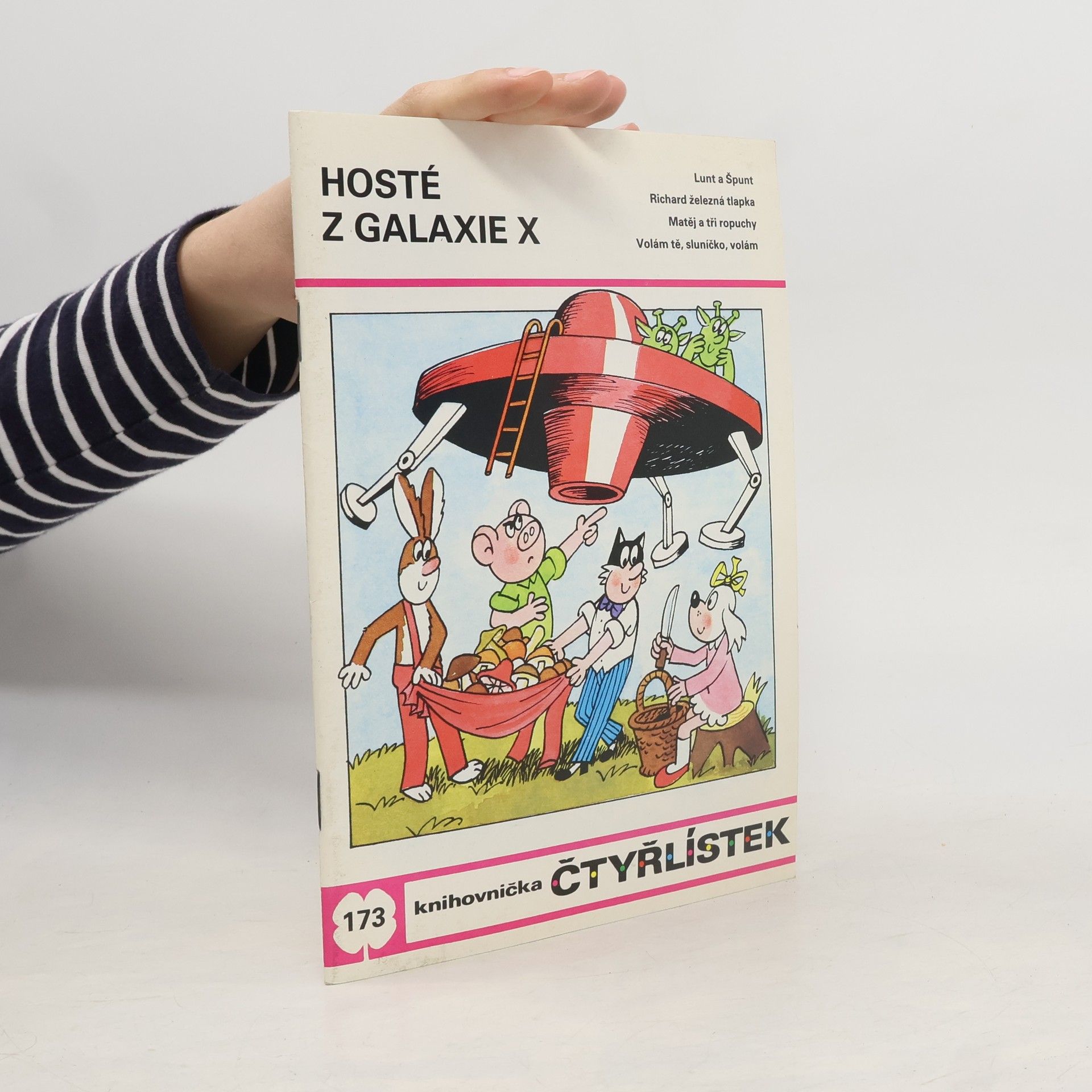 Čtyřlístek 173. Hosté z galaxie X