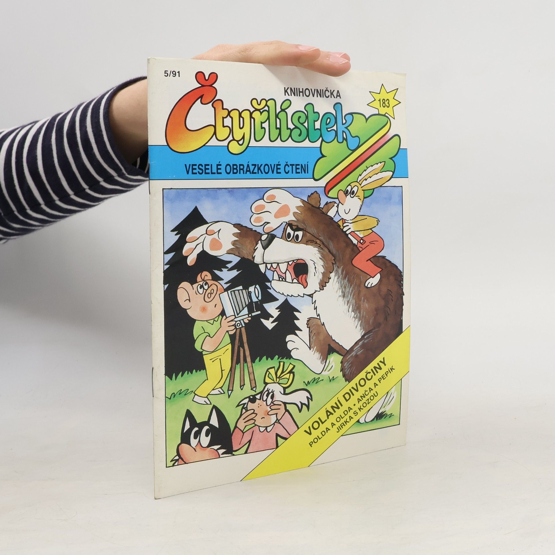 Jaroslav Němeček Čtyřlístek 5/1991 183. Volání divočiny