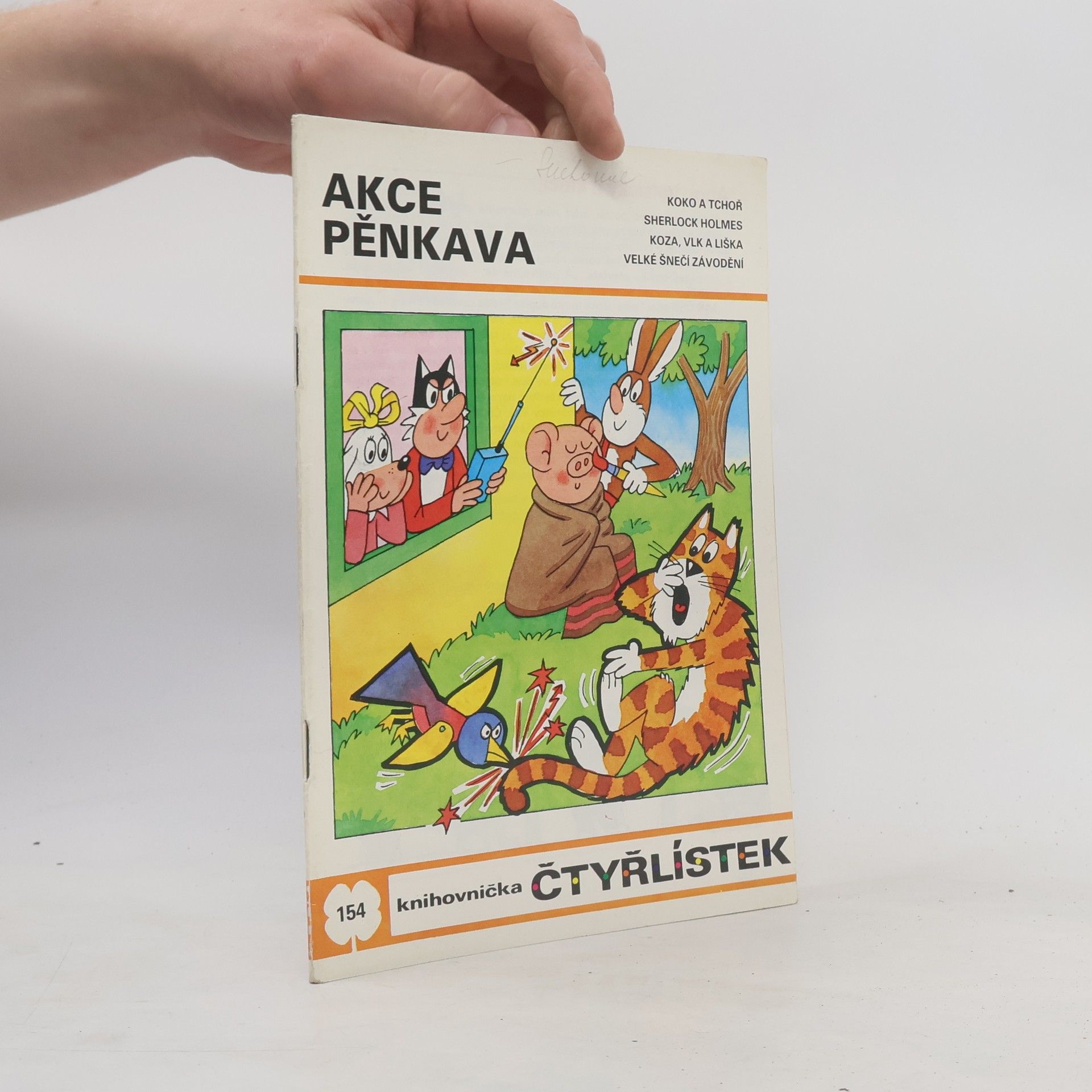 Ljuba Štíplová Čtyřlístek 154. Akce pěnkava