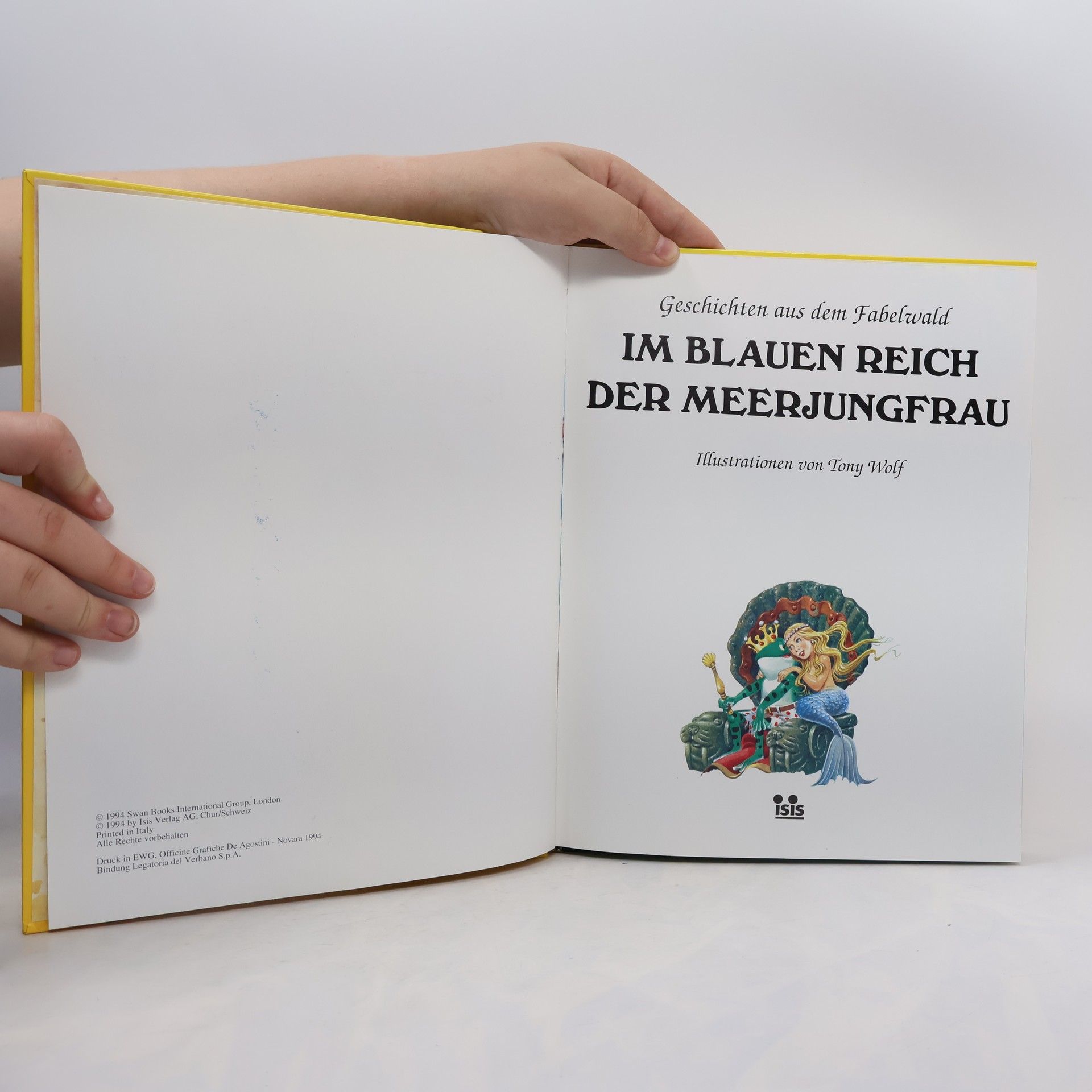 Tony Wolf Im Blauen Reich der Meerjungfrau