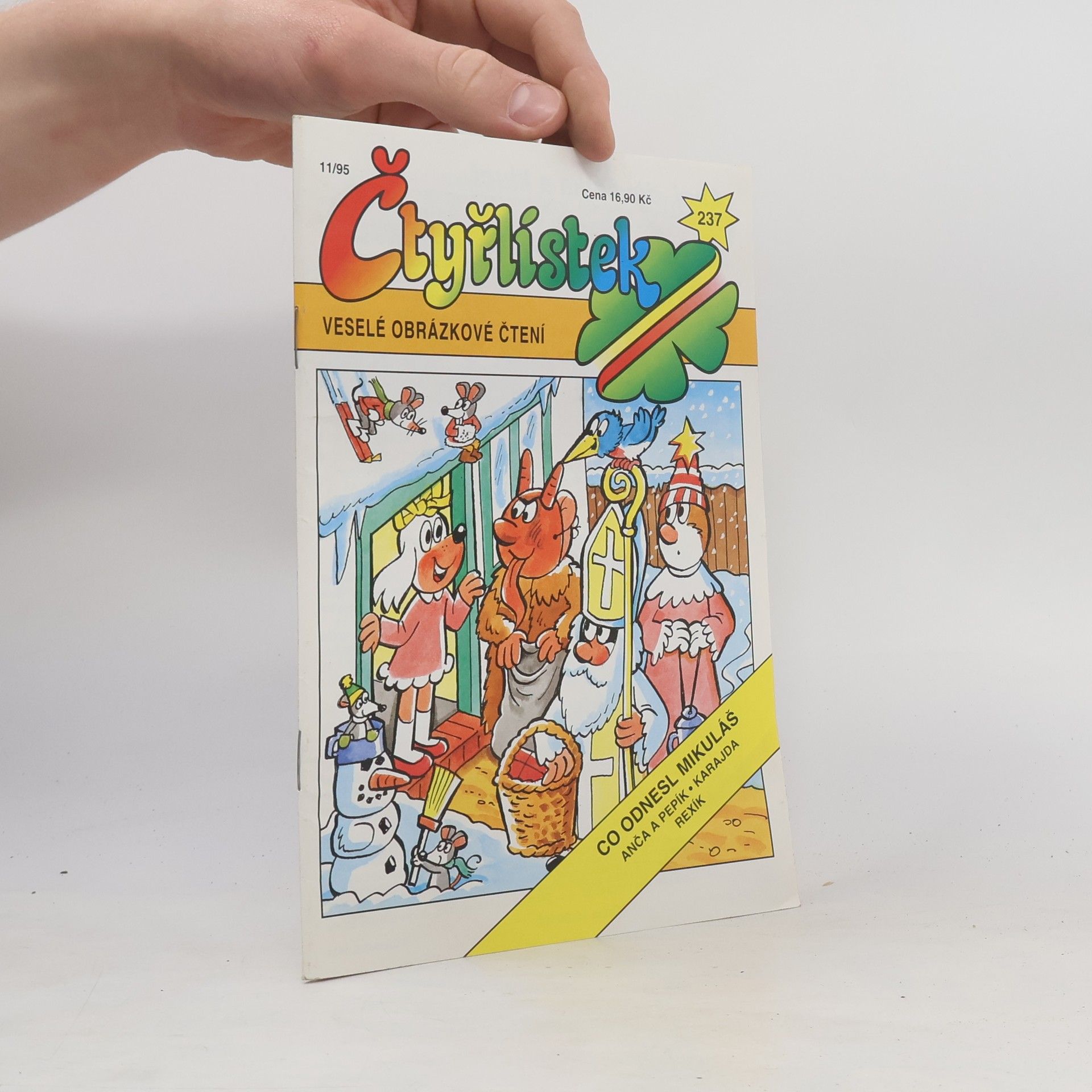 Jaroslav Němeček Čtyřlístek 237. Veselé Obrázkové čtení