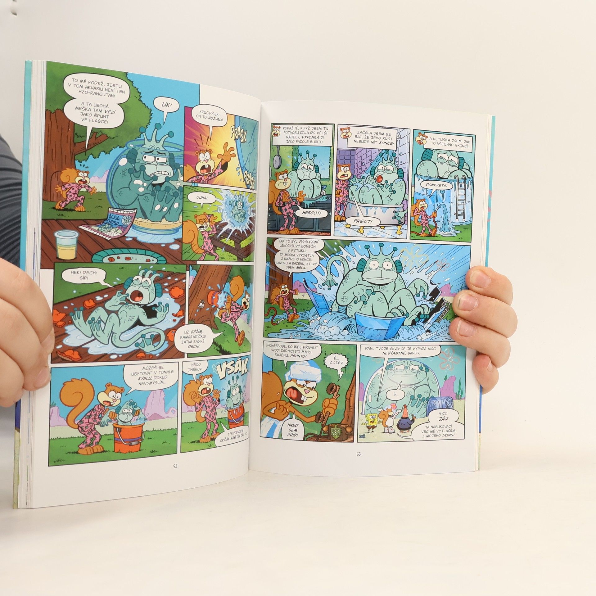 Stephen Hillenburg SpongeBob : komiks. Č. 1, Praštěné podmořské příběhy