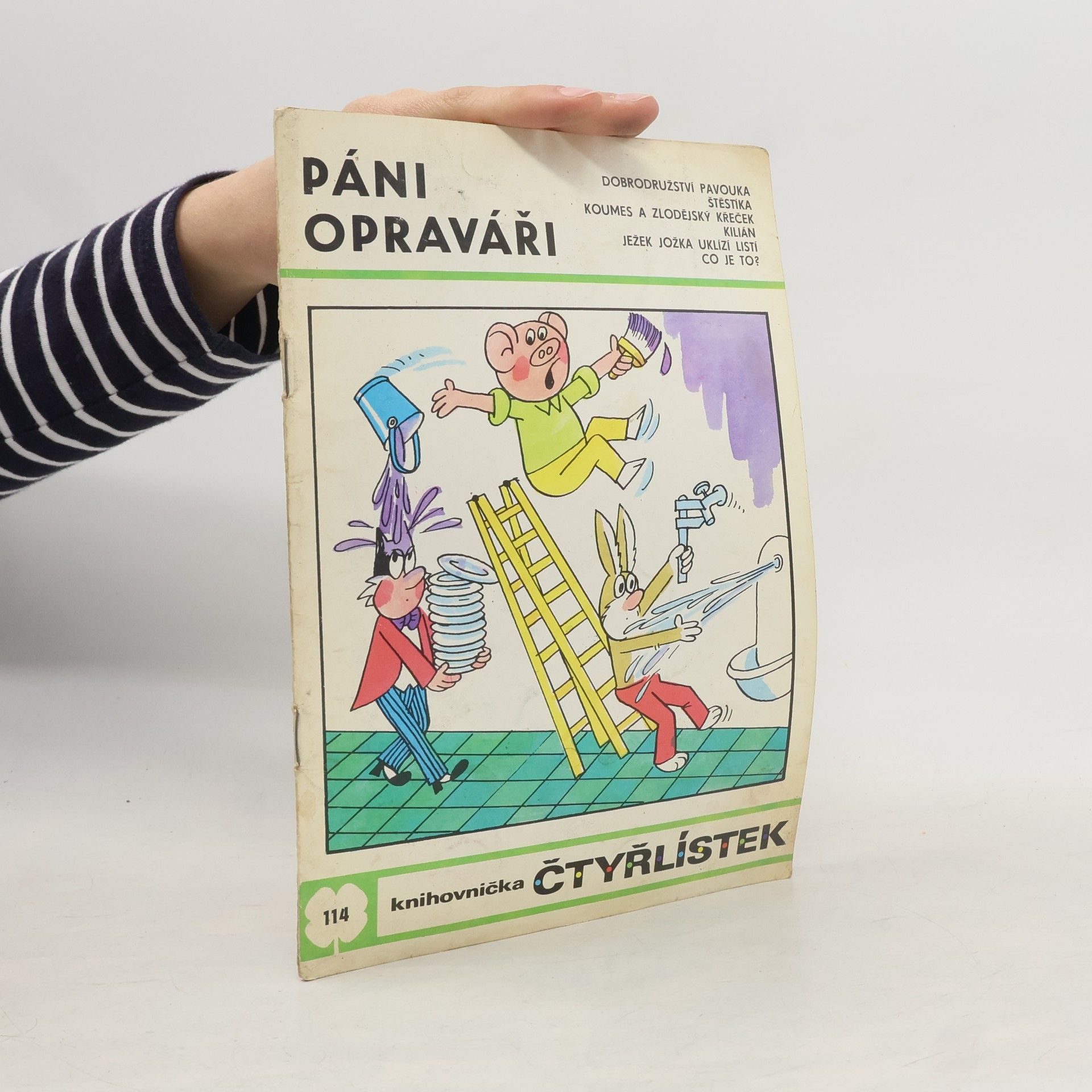 Ljuba Štíplová Čtyřlístek 114. Páni opraváři