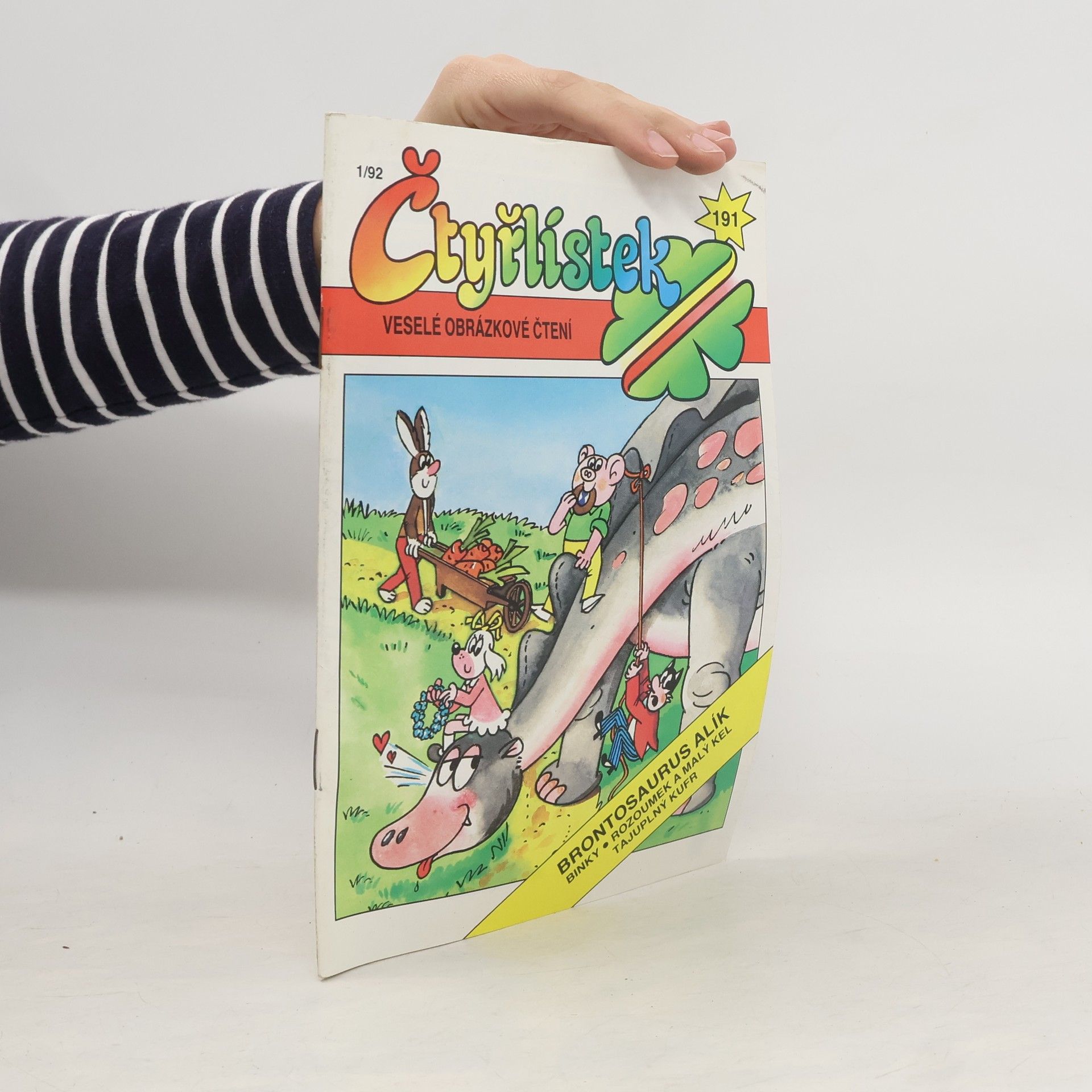 Autores varios Čtyřlístek 191, 1/1992. Brontosaurus Alík