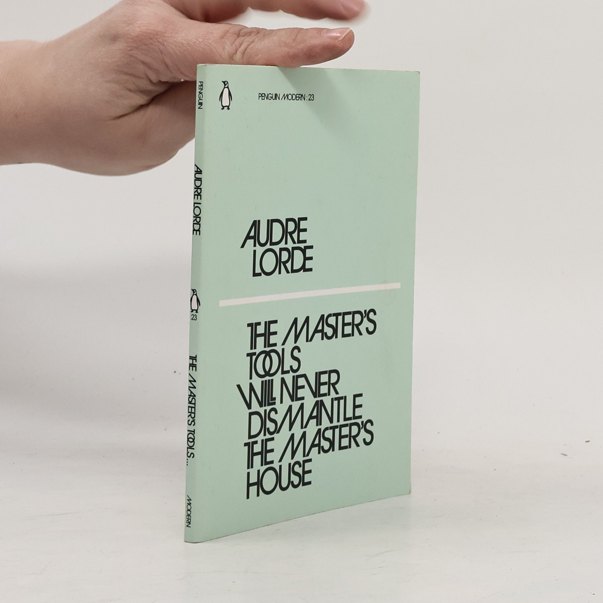 Audre Lorde The Master's Tools Will Never Dismantle the Master's House