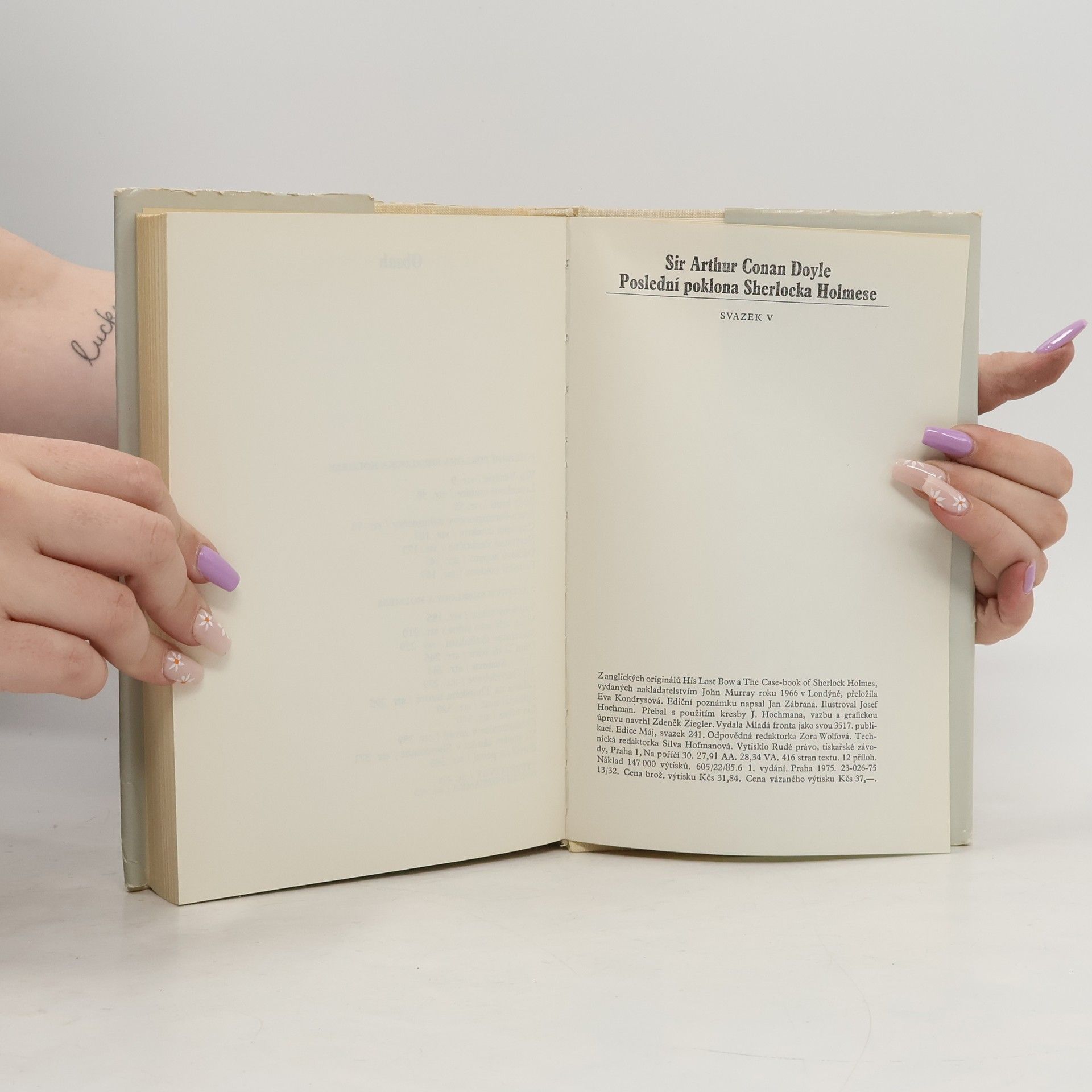 Arthur Conan Doyle Poslední poklona Sherlocka Holmese