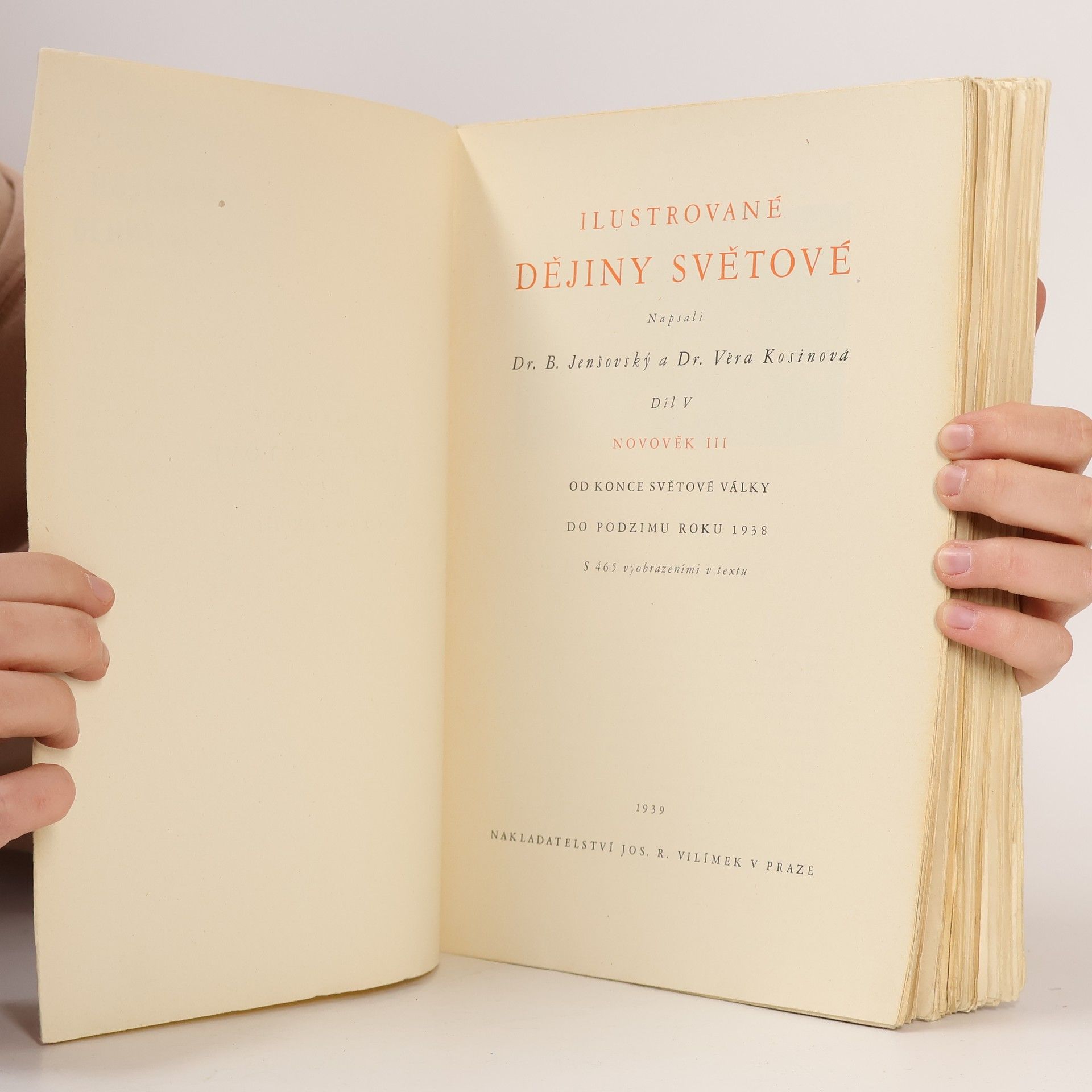 B. Jenšovský Ilustrované dějiny světové V. Novověk III.