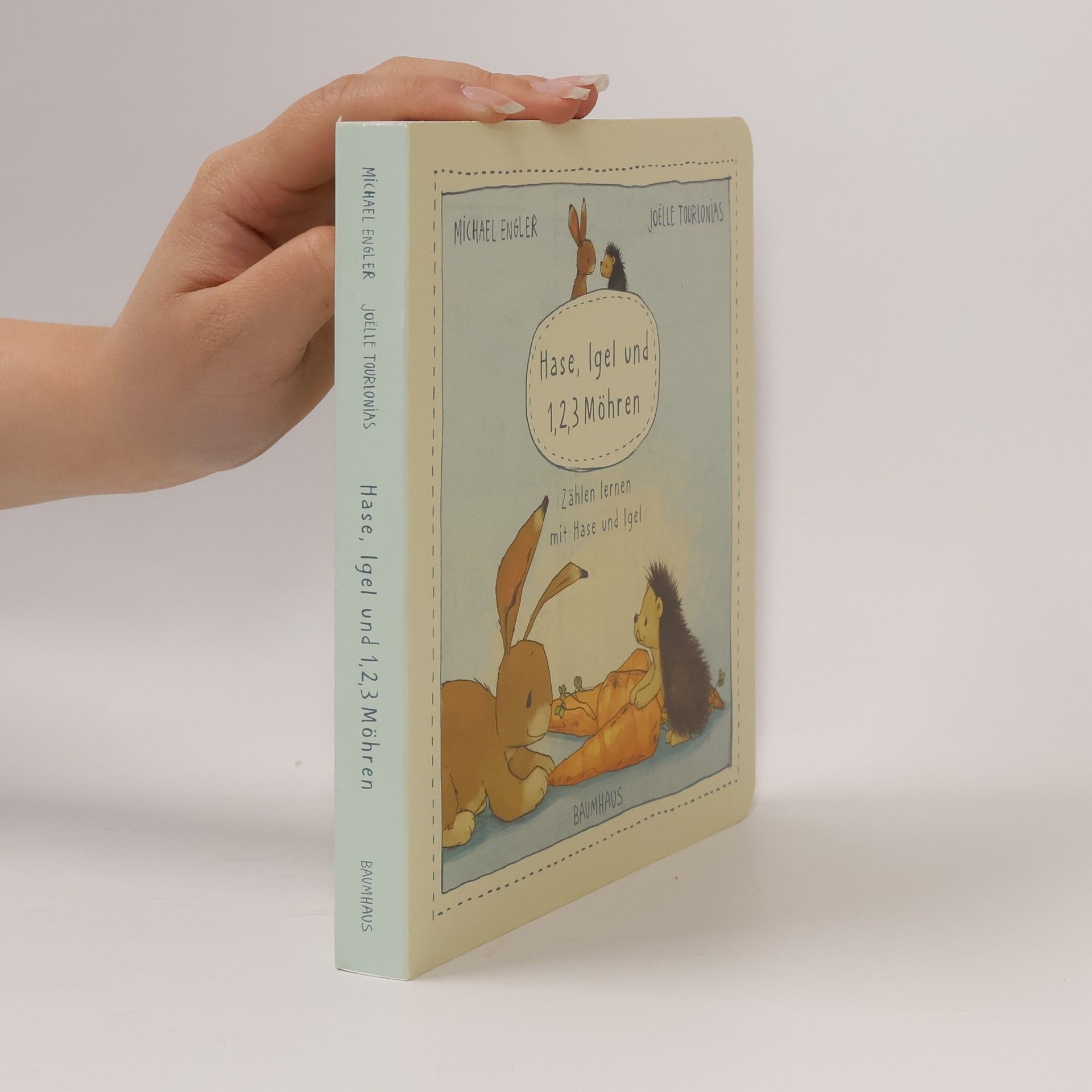 Hase, Igel und 1, 2, 3 Möhren (Pappbilderbuch)