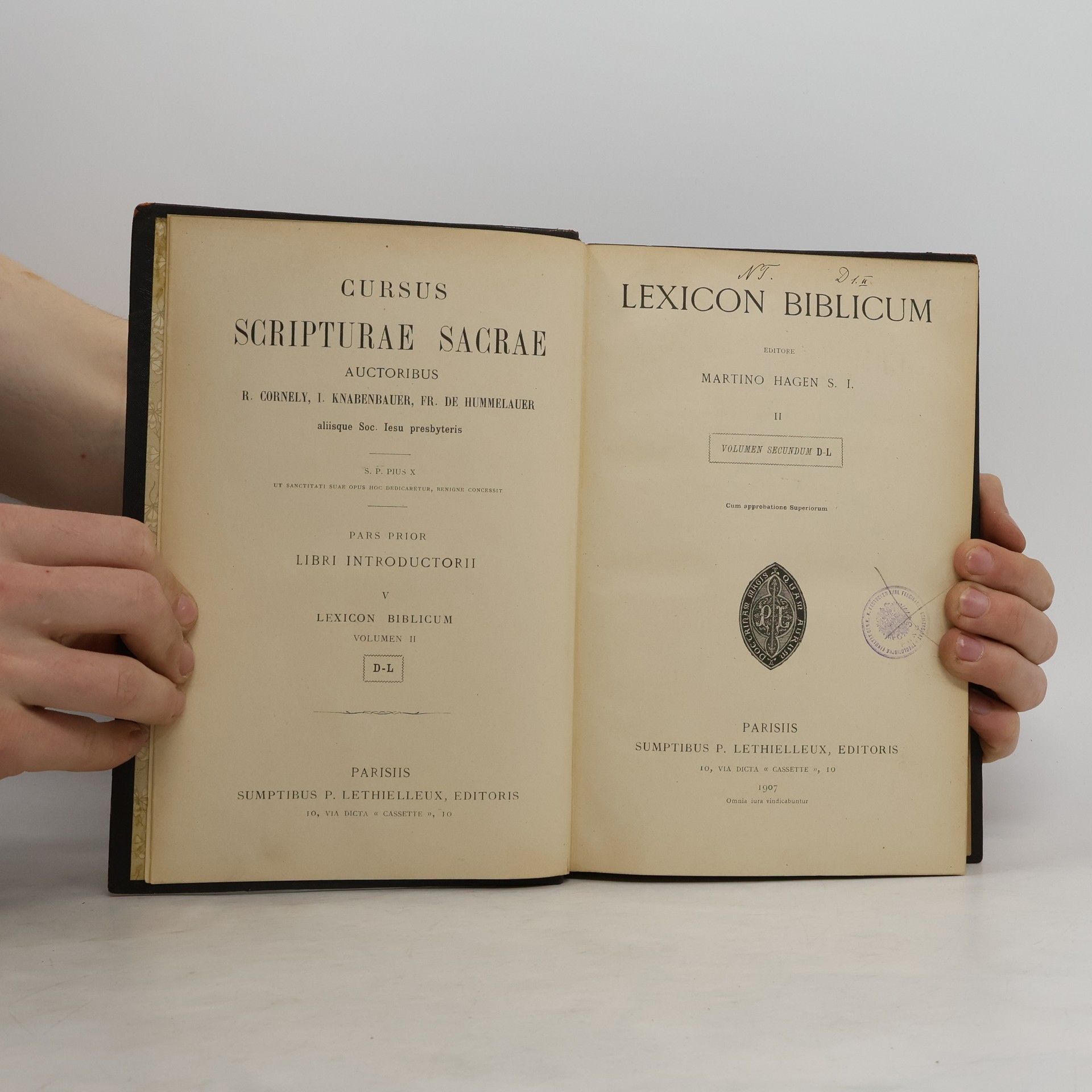Martino Hagen Lexicon Biblicum II D-L