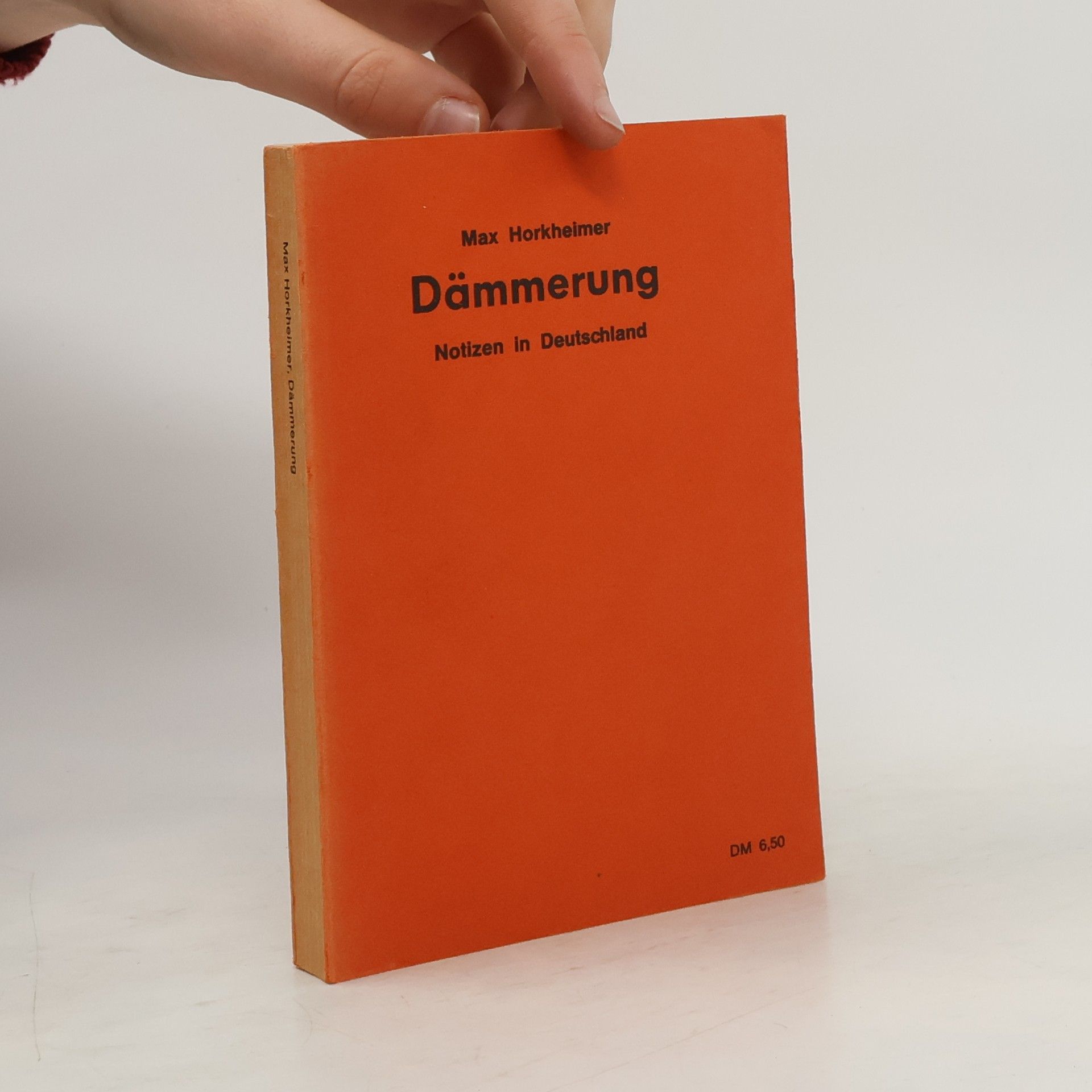 Max Horkheimer Dämmerung