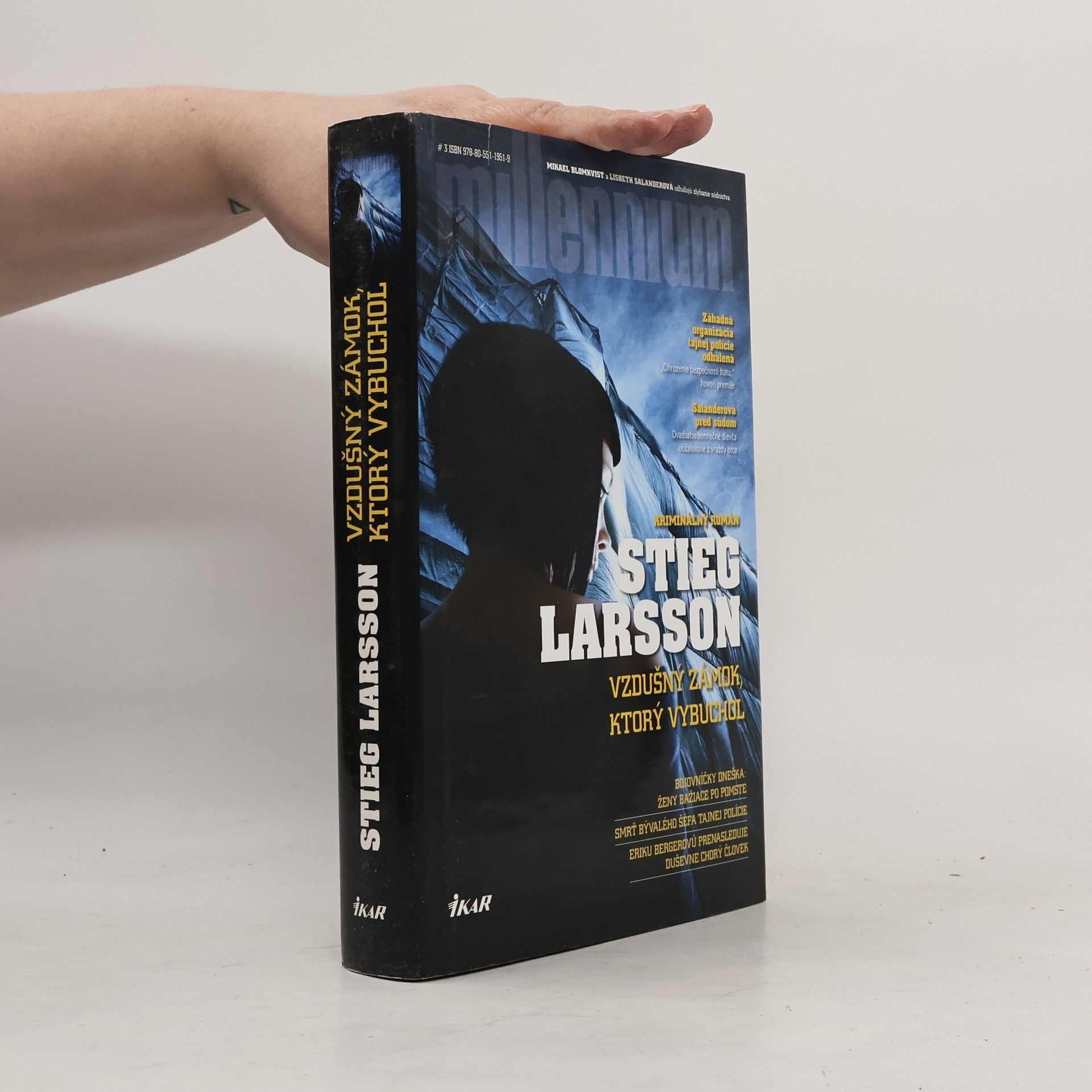 Stieg Larsson Vzdušný zámok, ktorý vybuchol