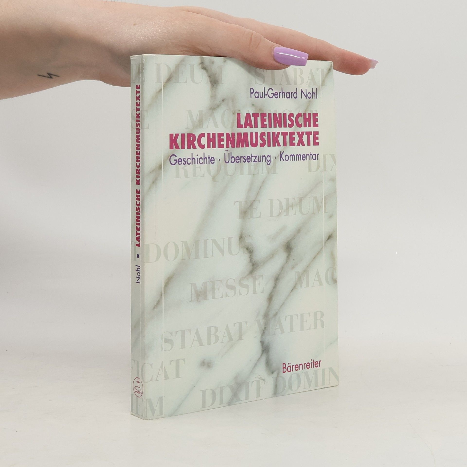 Paul-Gerhard Platte Lateinische Kirchenmusiktexte