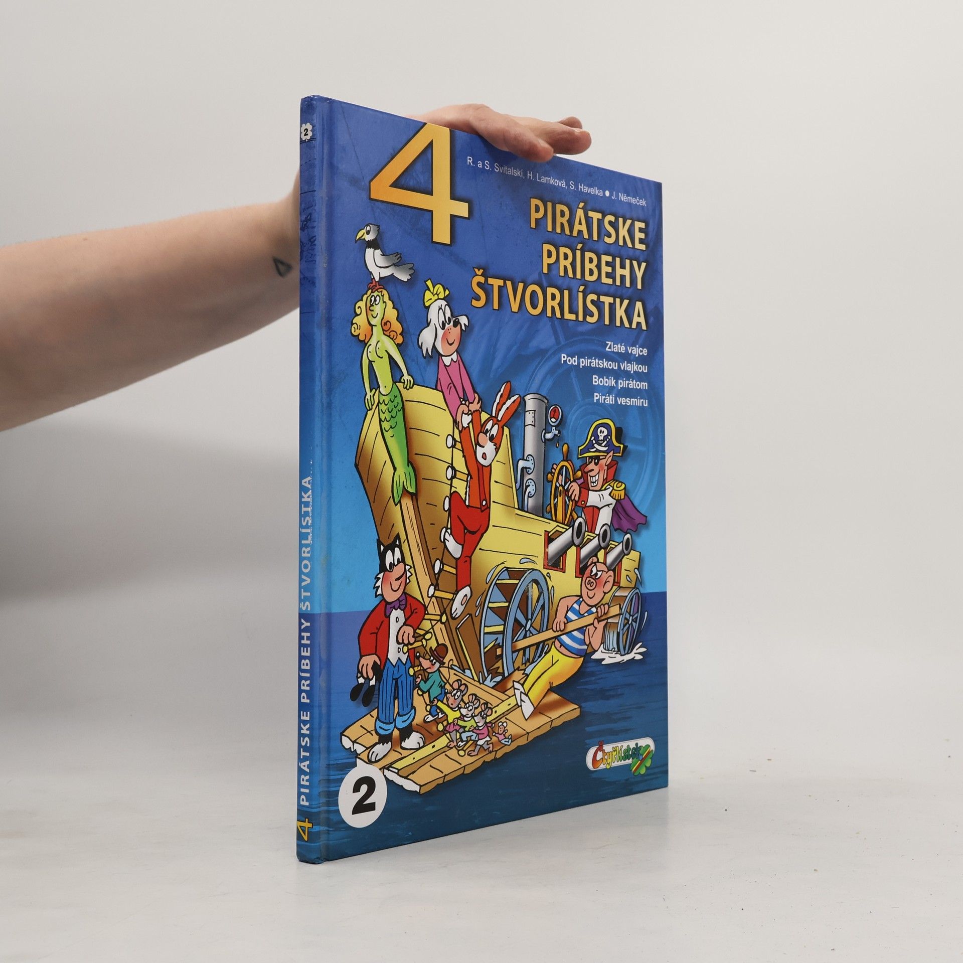 4 pirátské príbehy štvorlístka