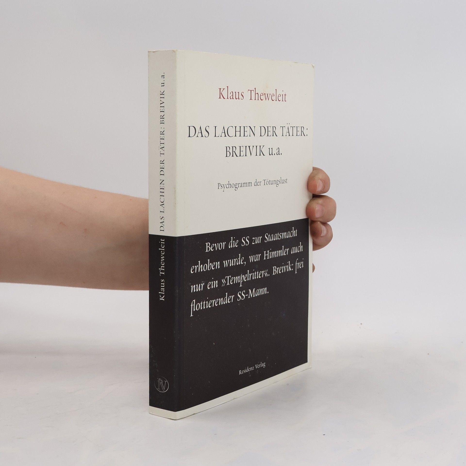 Klaus Theweleit Das Lachen der Täter